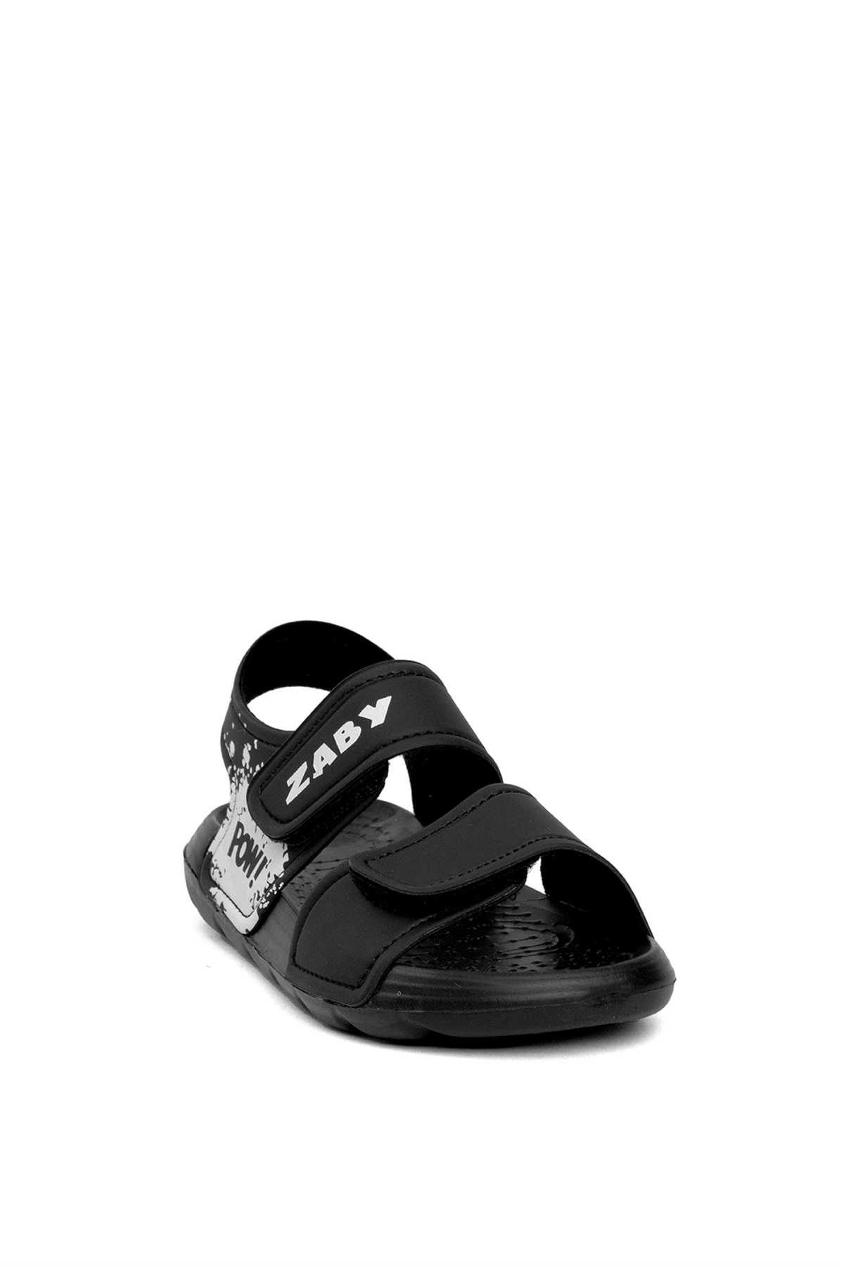 Elit OTT5000 Patik Erkek Çocuk Düz Sandalet Siyah - Görsel 3