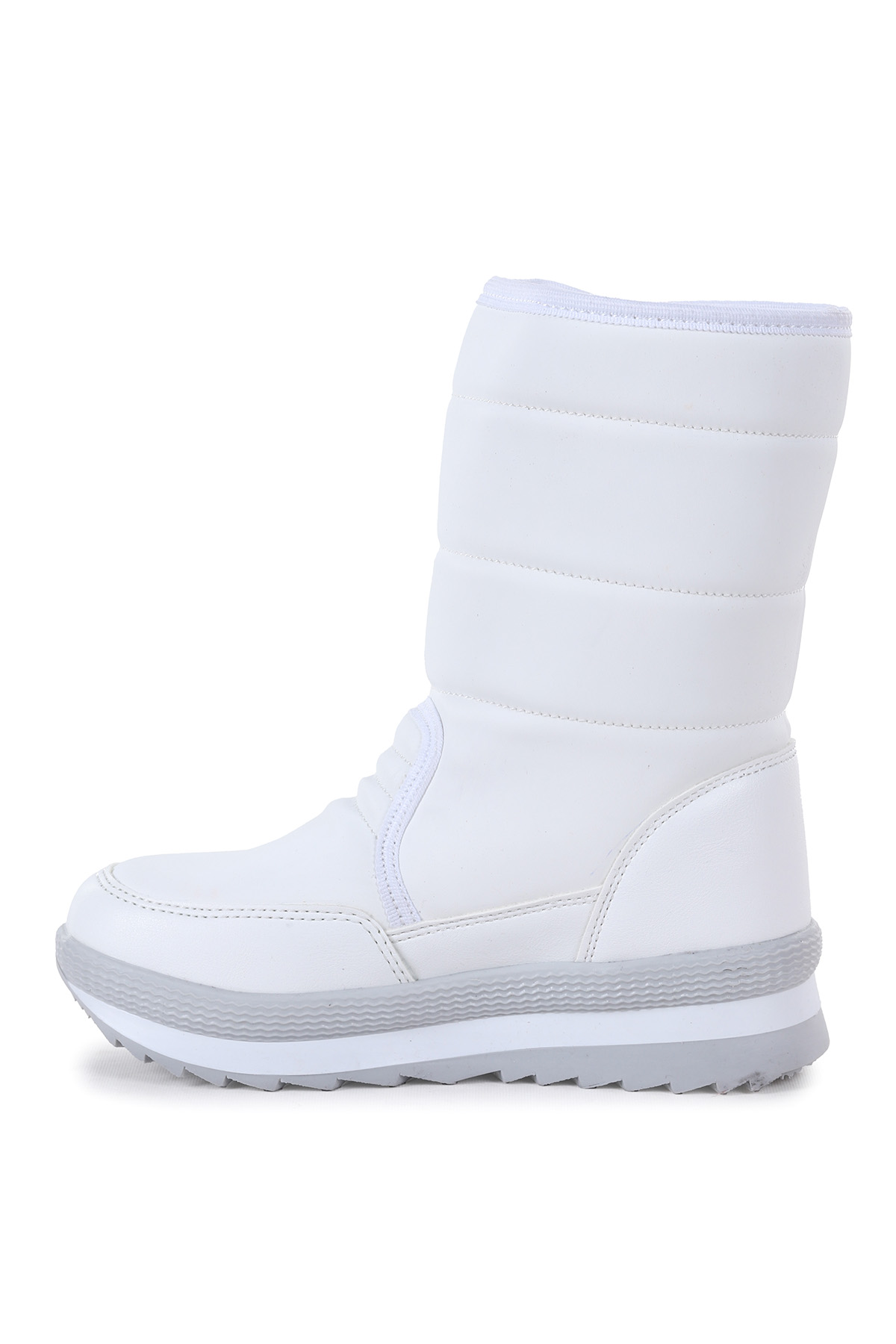 Riko Cırtlı Termo Taban Kız Çocuk Kar Botu Beyaz - Görsel 7