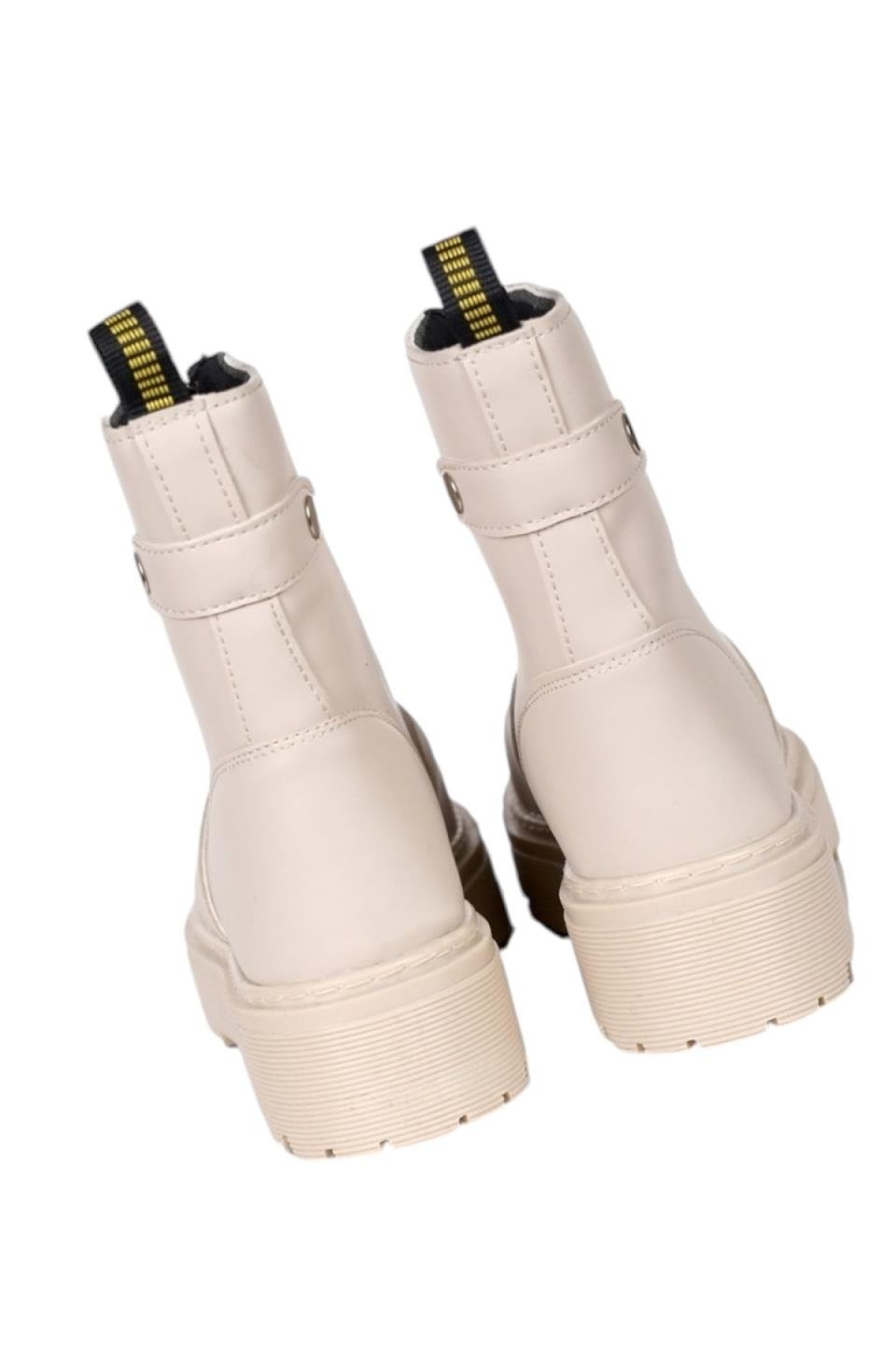 Önden Fermuarlı Kadın Bot BEJ - Görsel 6