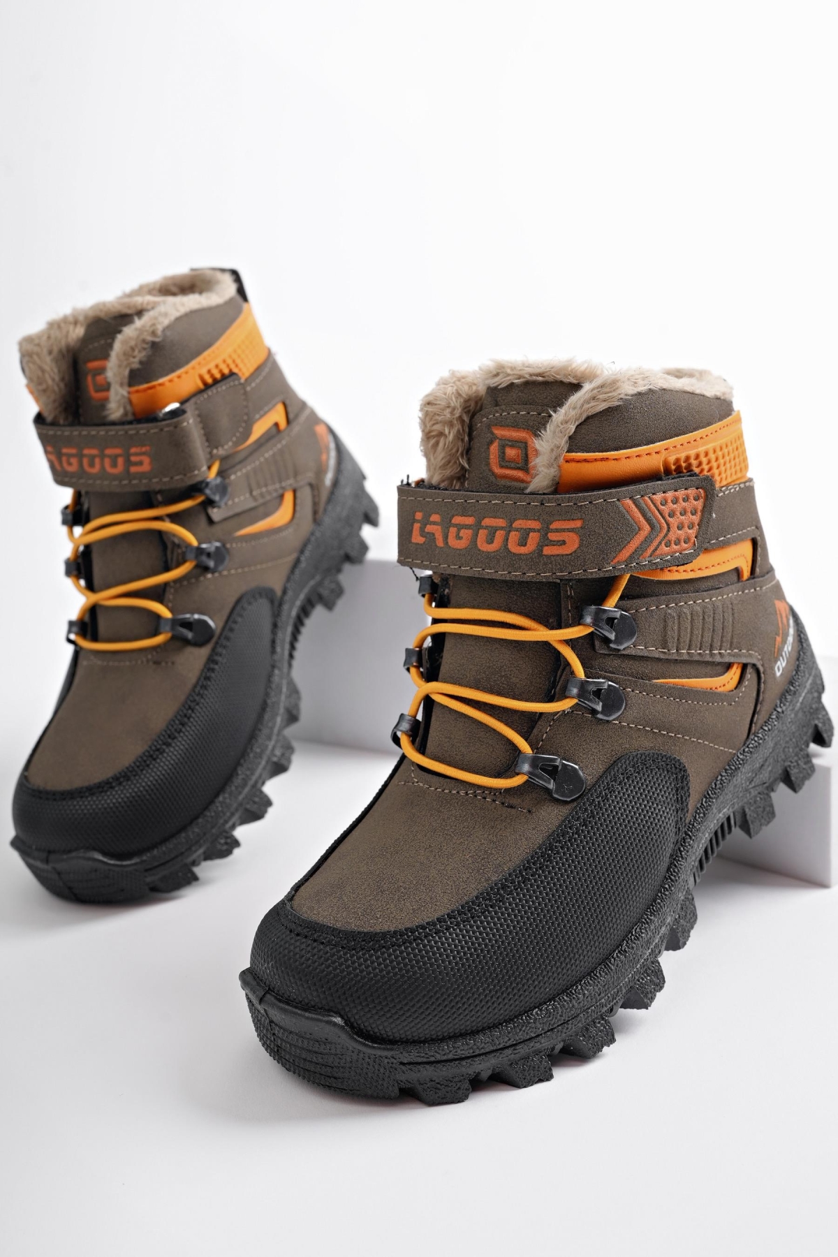 Muggo Muggo Vizon DUCK Garantili Soğuğa Dayanıklı Kürklü Cırtlı Ve Lastikli Çocuk Bot | Flo Vizon - 3. görsel