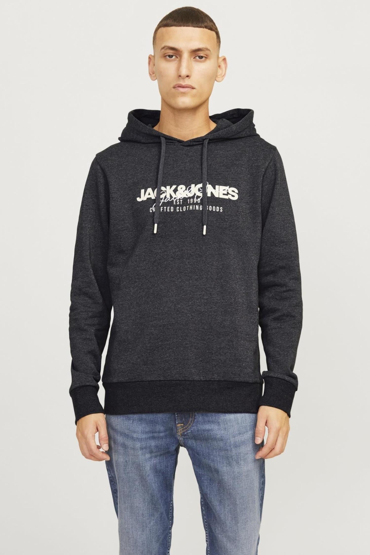 12256848 Jjalvıs Sweat Hood Erkek Hoodie Sweatshirt