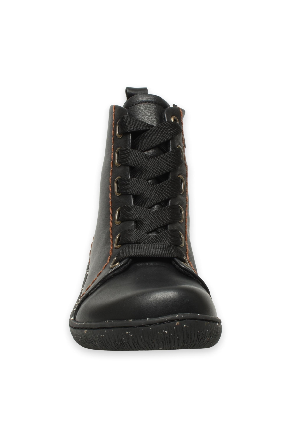 D24Kb-1965 Günlük Siyah Kadın Bot - Görsel 4