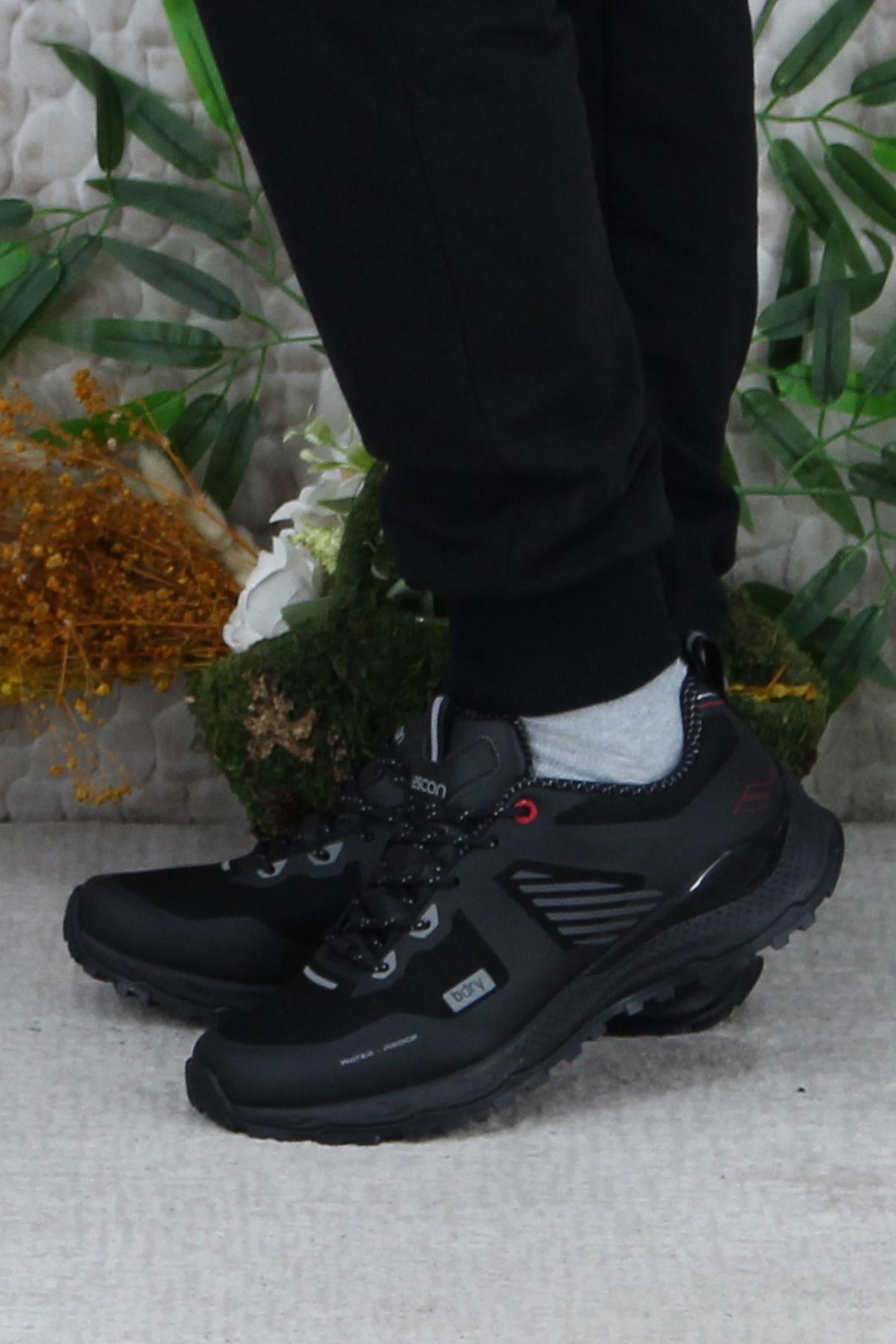 Safari 2 Siyah Rahat Orijinal Ürün Su Geçirmez Erkek Ayakkabı - Görsel 3