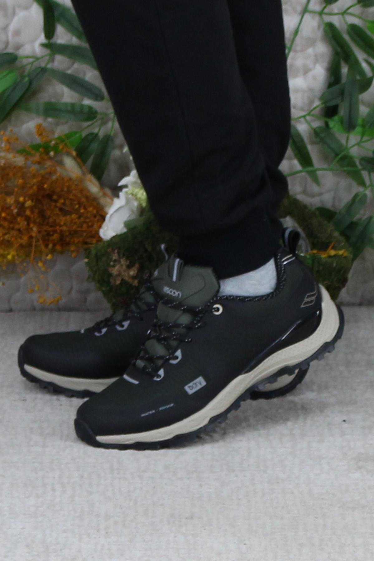 Safari 2 Haki Rahat Orijinal Ürün Su Geçirmez Erkek Ayakkabı - Görsel 4