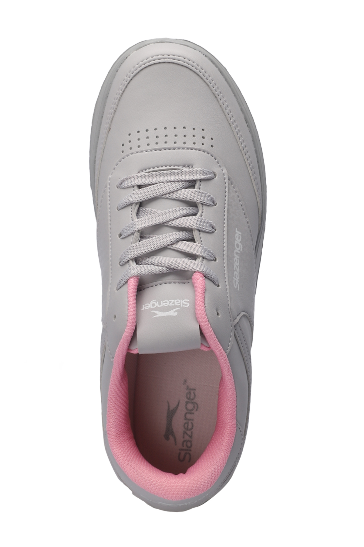 LYON I Kadın Sneaker Ayakkabı Gri / Pembe - Görsel 6