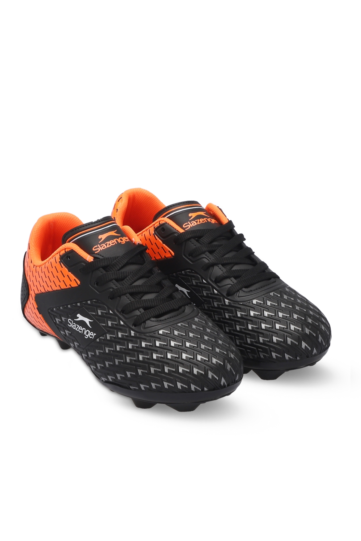 CYCLE I KRP Unisex Çocuk Futbol Ayakkabı Siyah / Turuncu - Görsel 3