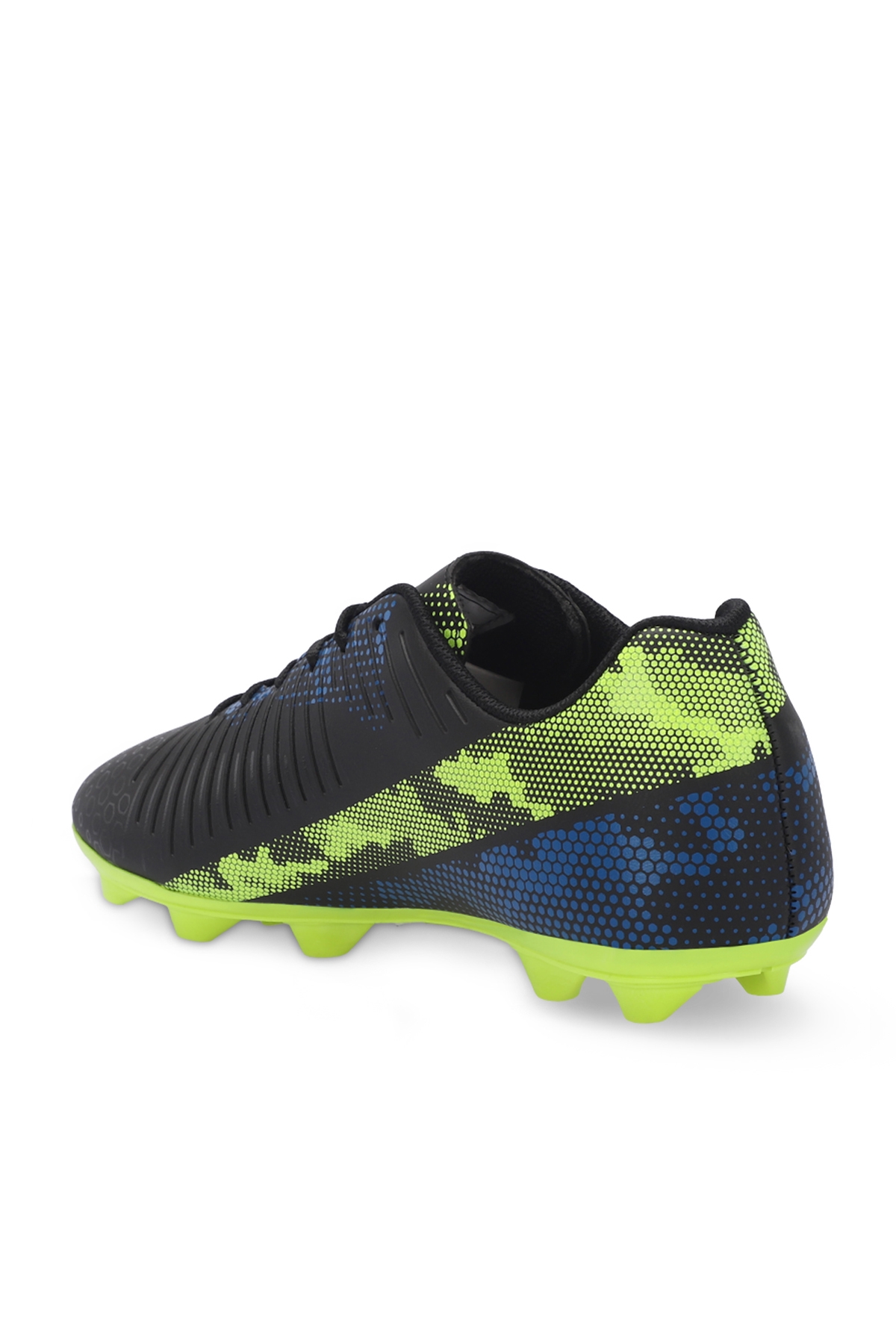 CYPRUS KRP Unisex Çocuk Futbol Ayakkabı Siyah / Yeşil - Görsel 4