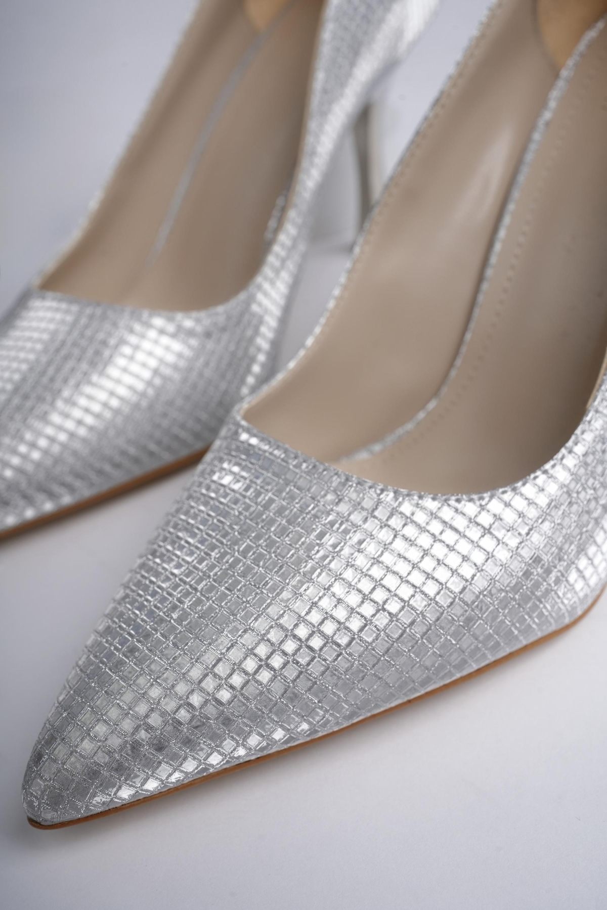 YOWEL Garantili Sivri Burun Kadın Topuklu Stiletto Ayakkabı - Görsel 4