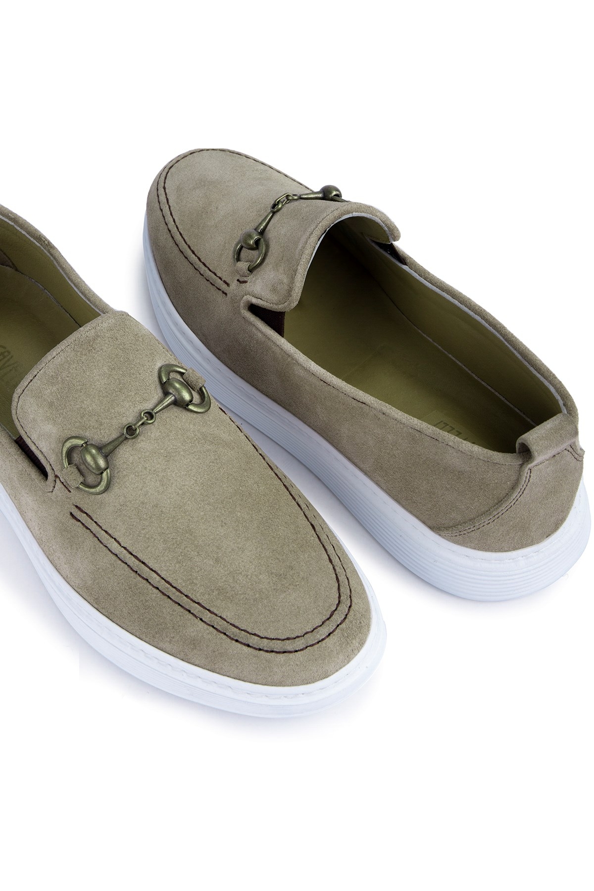 Ritzy Hakiki Deri Süet Erkek Günlük Ayakkabı Loafer Ayakkabı - Görsel 5