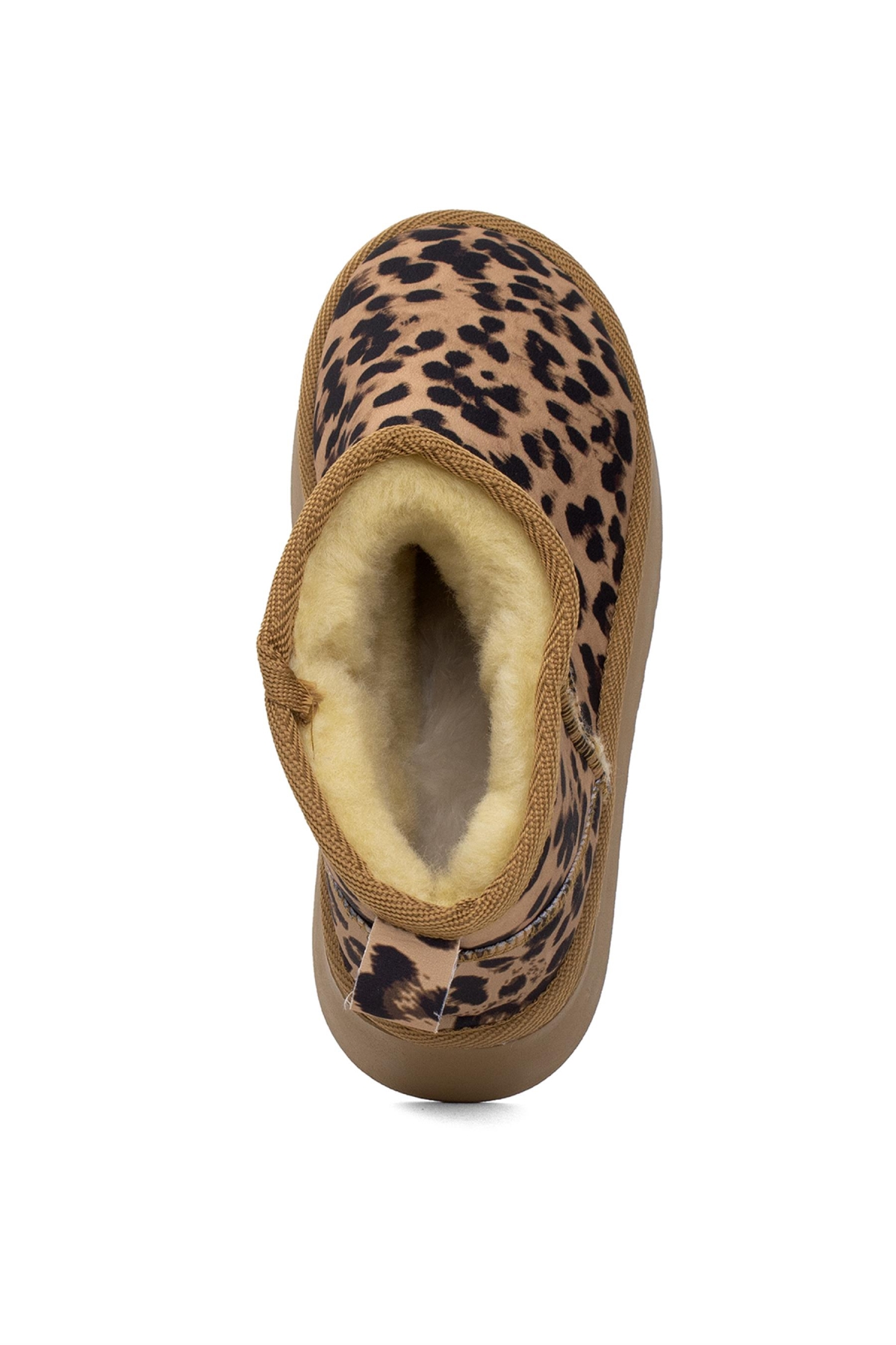 PM576 K02-2 Kadın Düz Bot Taba - Görsel 5