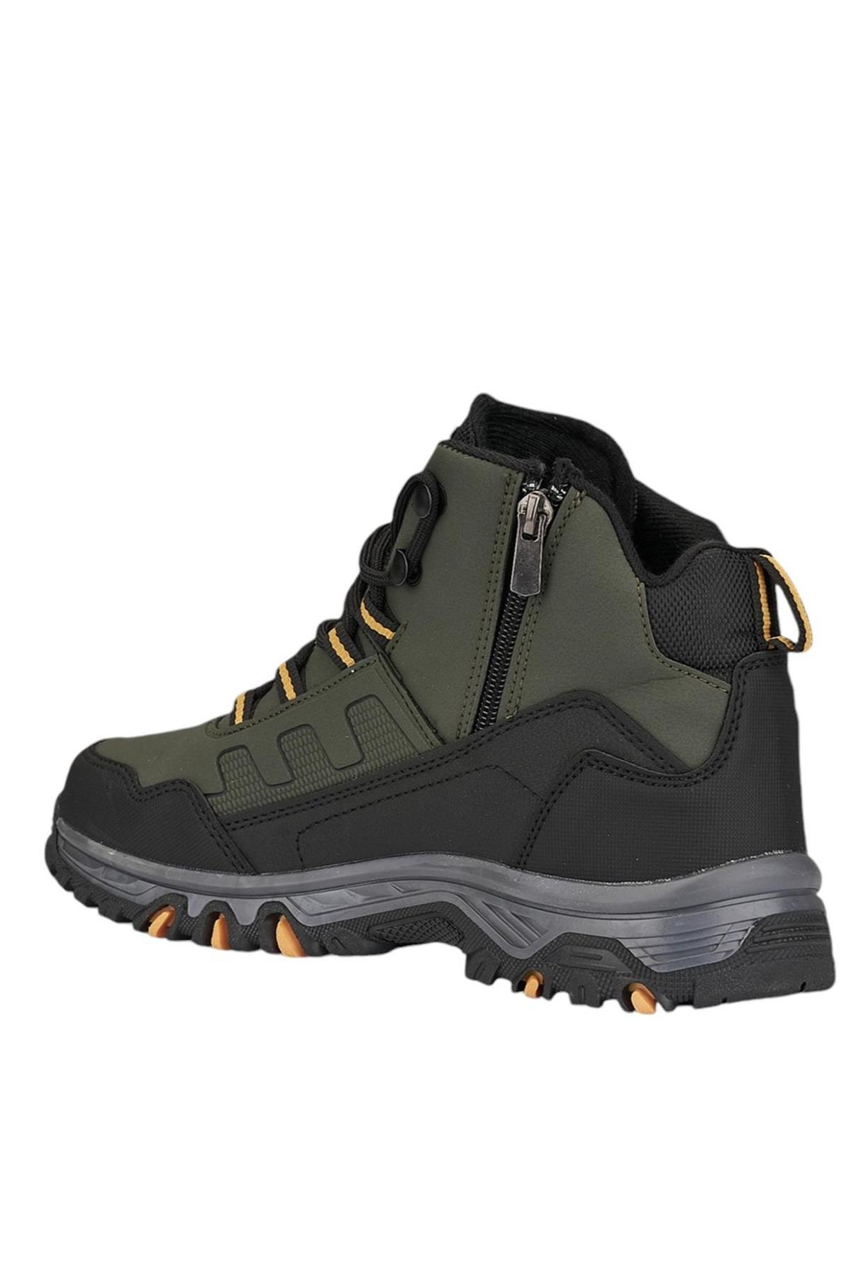 888 Kürklü Kaymaz Taban Erkek Çocuk Outdoor Bot - Görsel 5