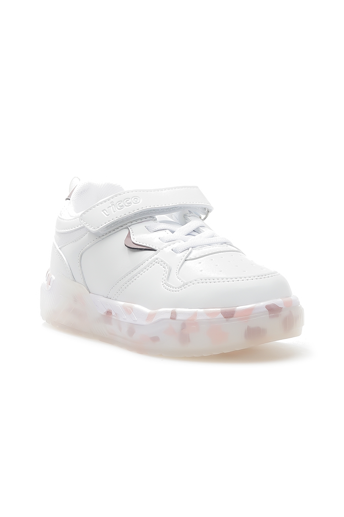 Monaco Kız Çocuk Sneaker Günlük Spor Ayakkabı (28-37) 24k 346.304 Fk Beyaz/pudra - Görsel 5