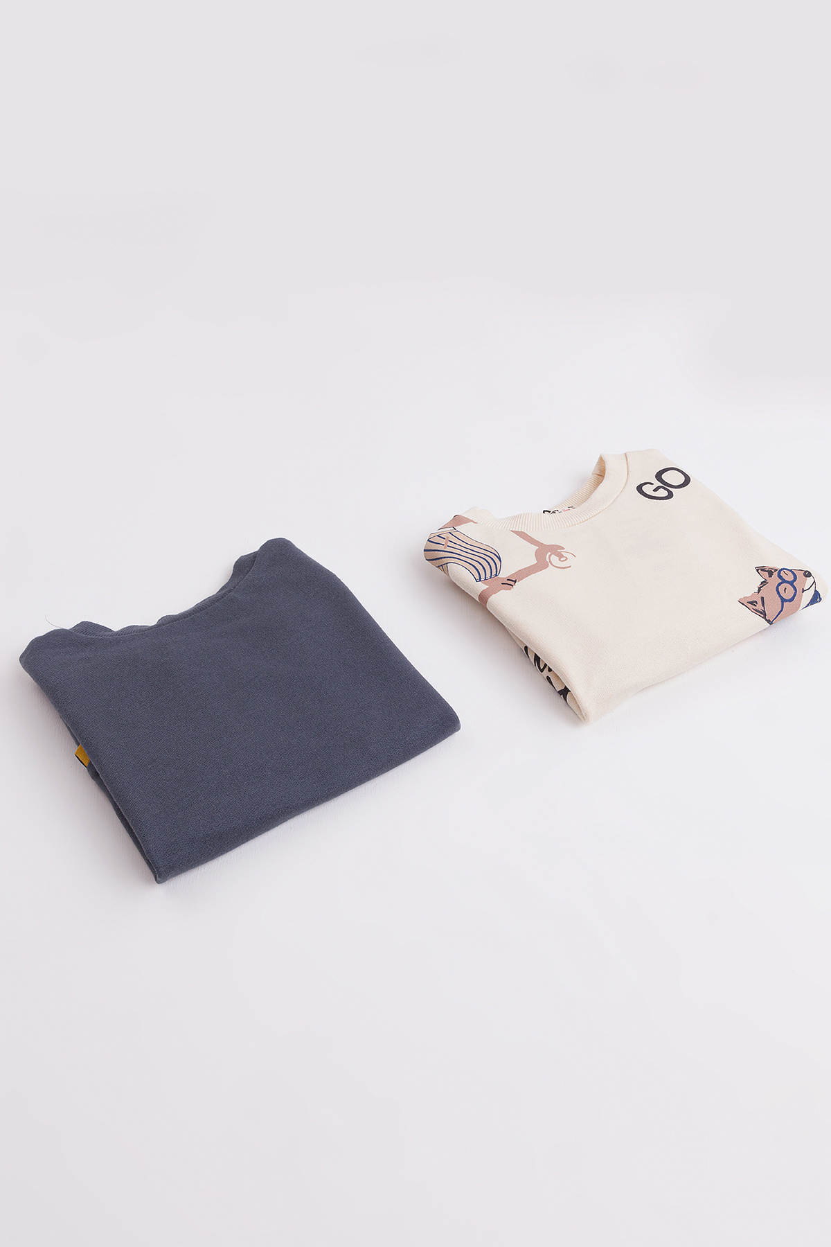 Erkek Çocuk 2'li Paket Basic Sweatshirt