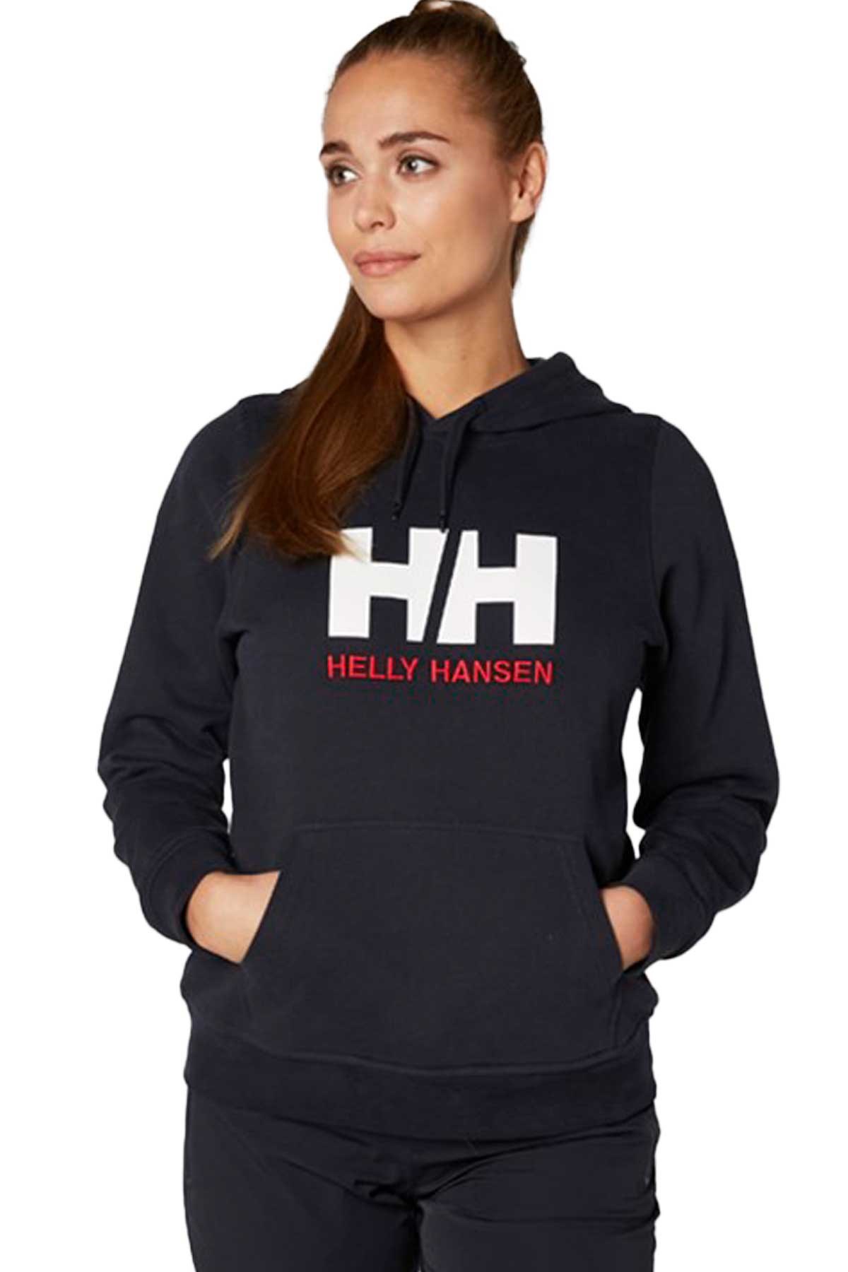 Logo Kapüşonlu Kadın Sweatshirt HHA.33978 597