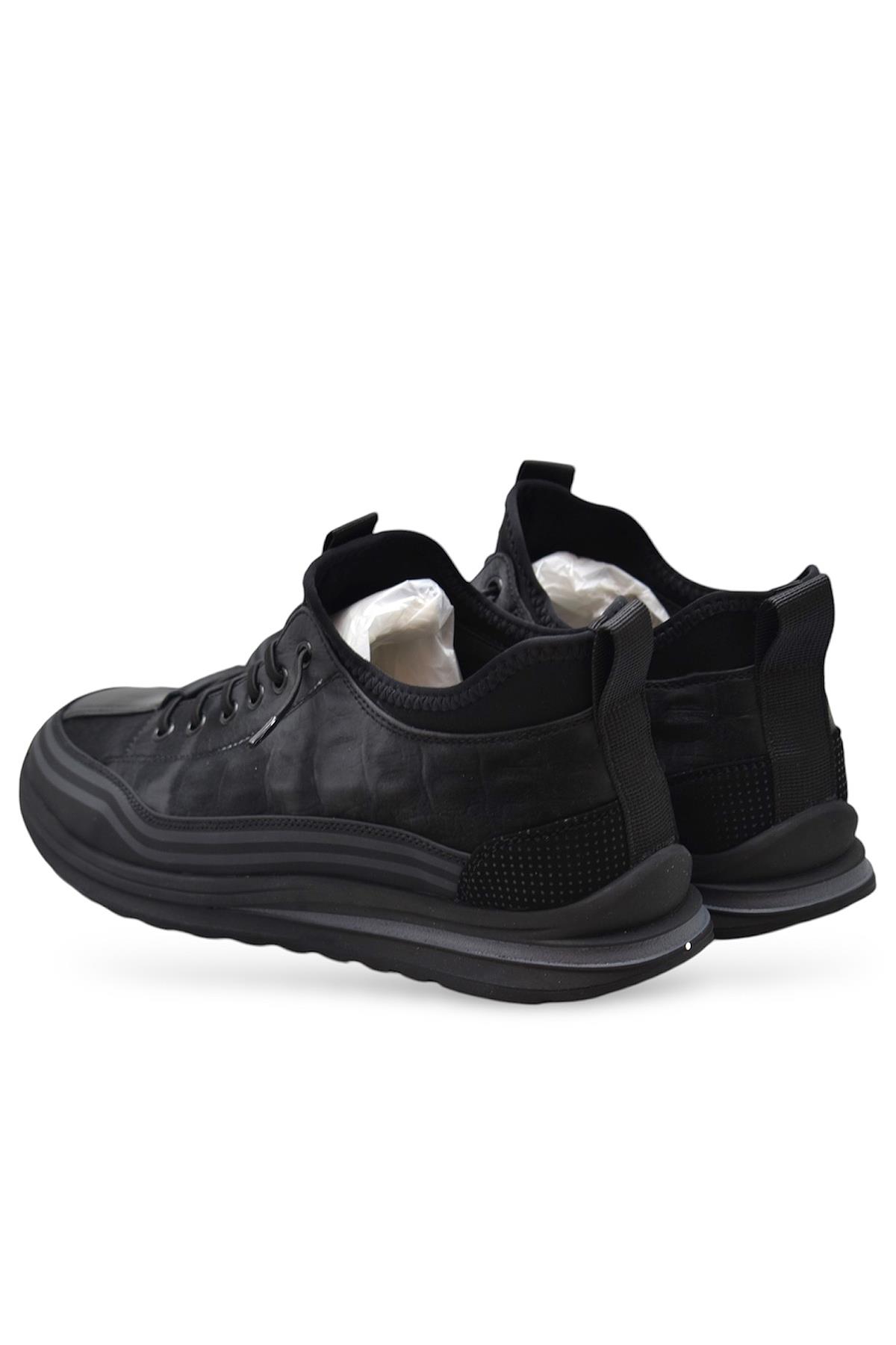 Tam Ortopedik Taban %100 Hakiki Deri Erkek Ayakkabı Kauçuk Kaymaz Esnek Taban 24K548 - Görsel 6