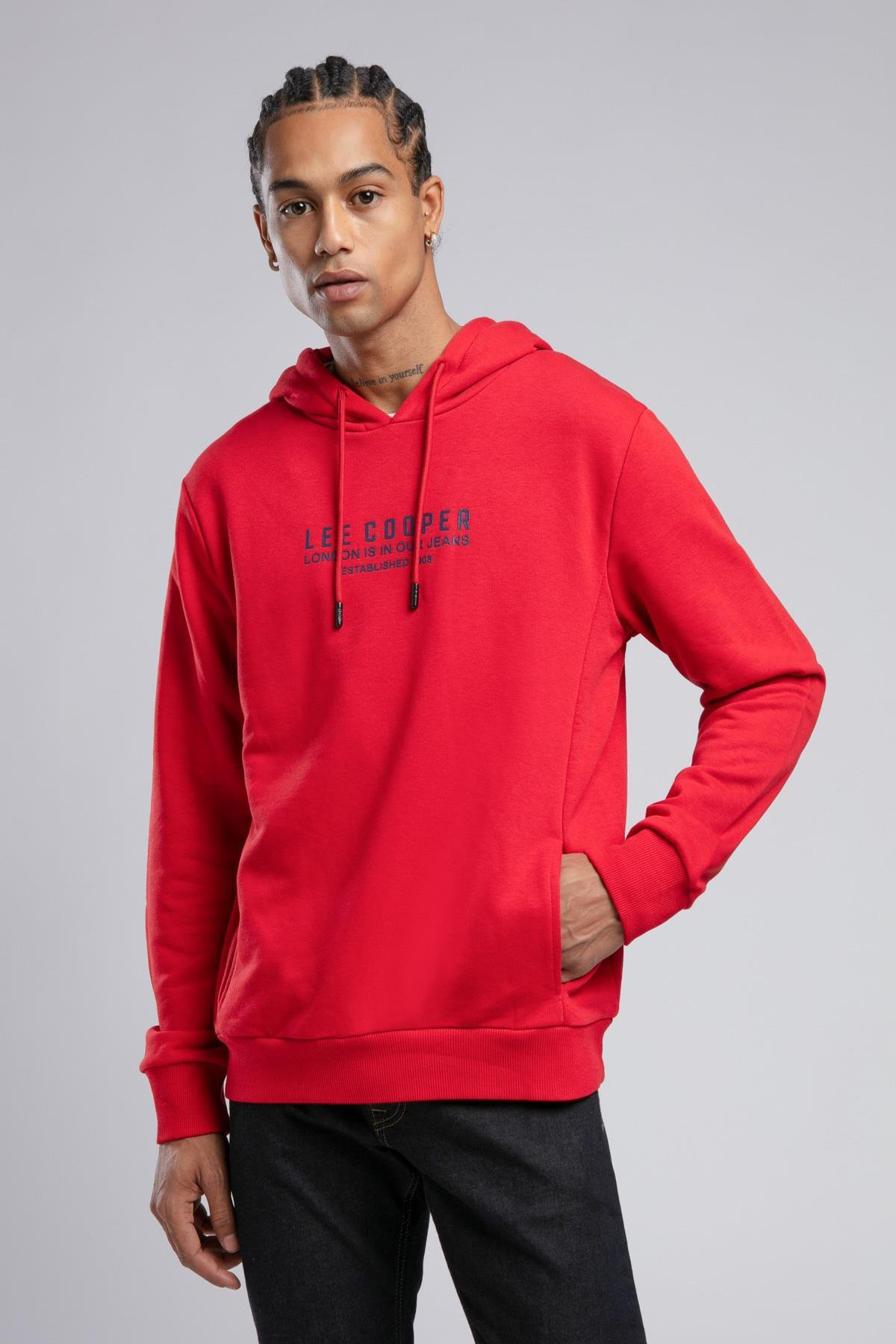 Erkek Sweat 251 LCM 241035 3101 KIRMIZI