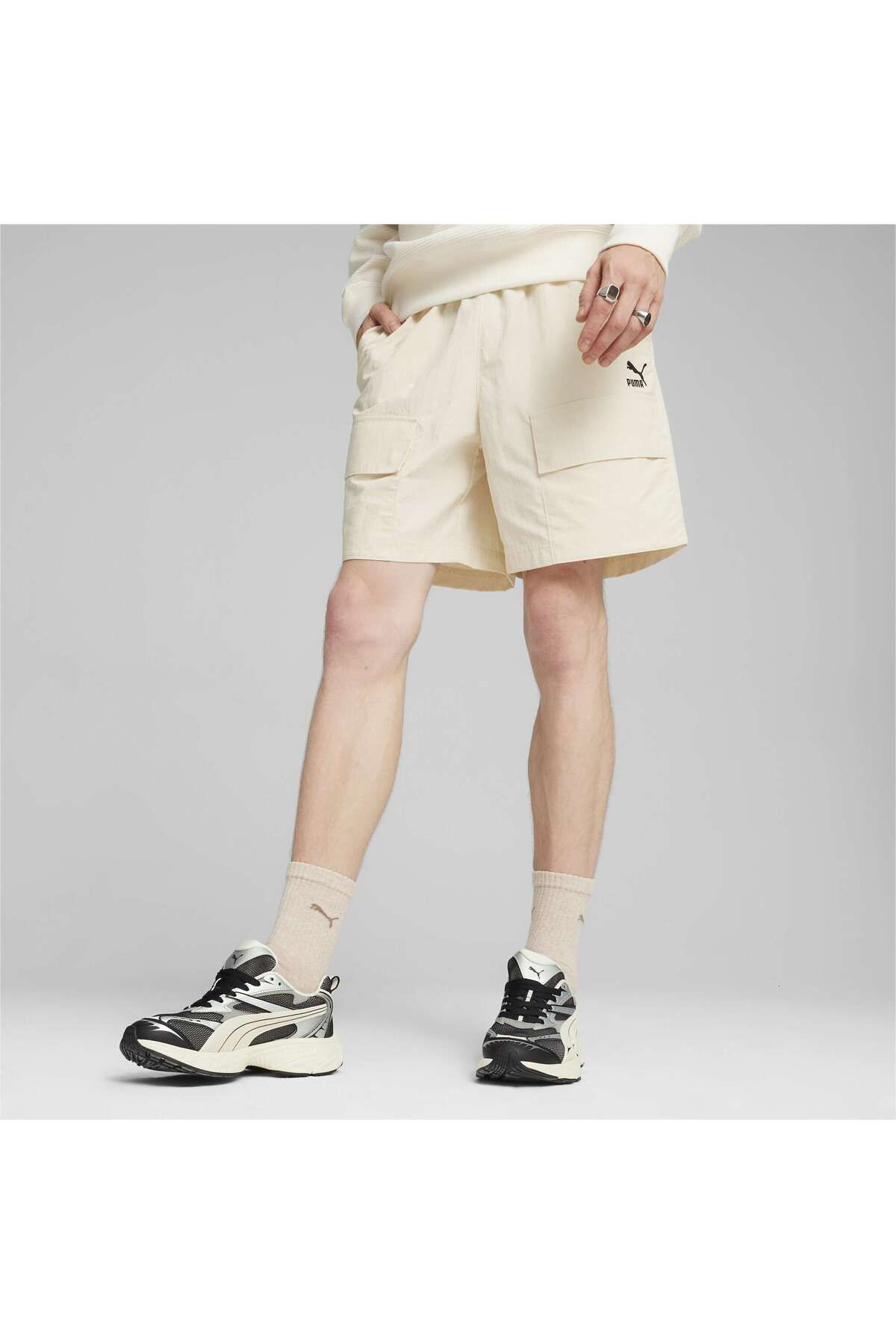 CLASSICS Cargo Shorts Krem Erkek Şort