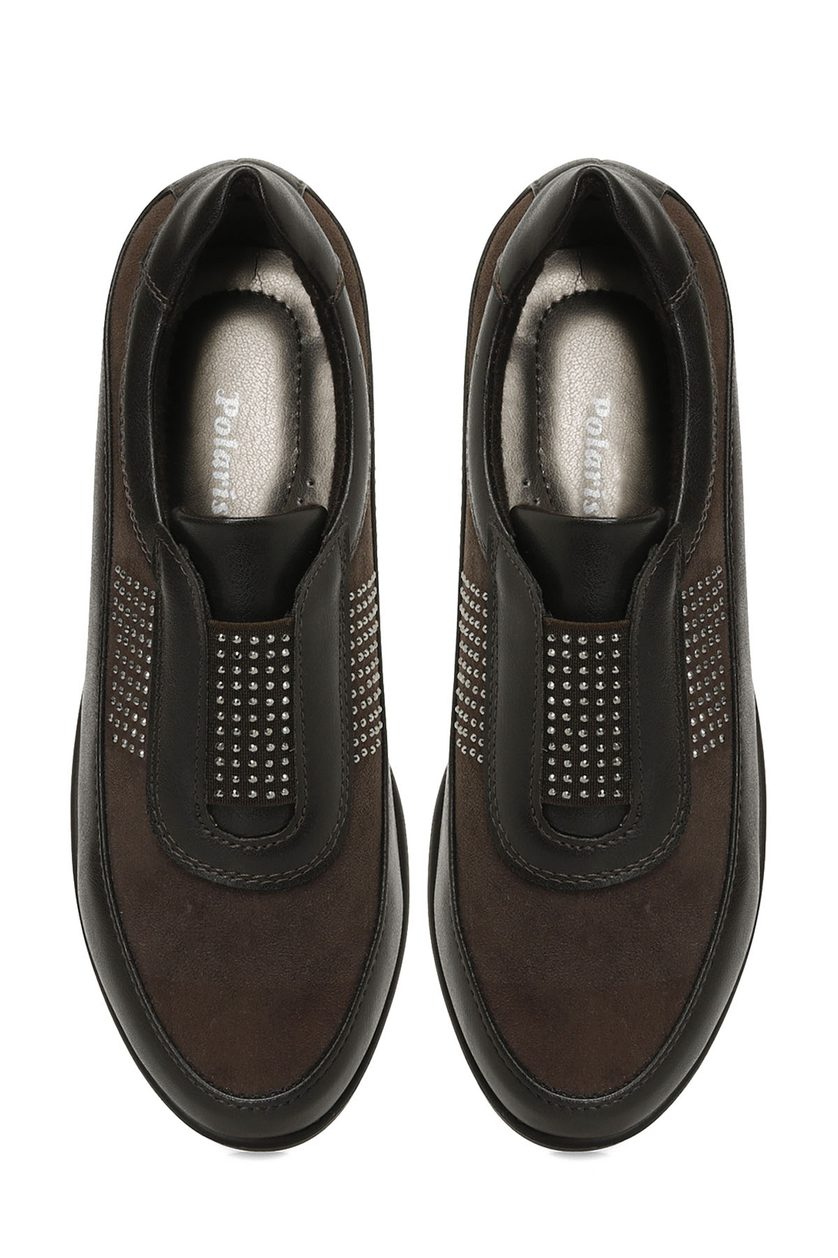 Polaris 166548.Z4PR Kahverengi Kadın Düz Ayakkabı - Görsel 5