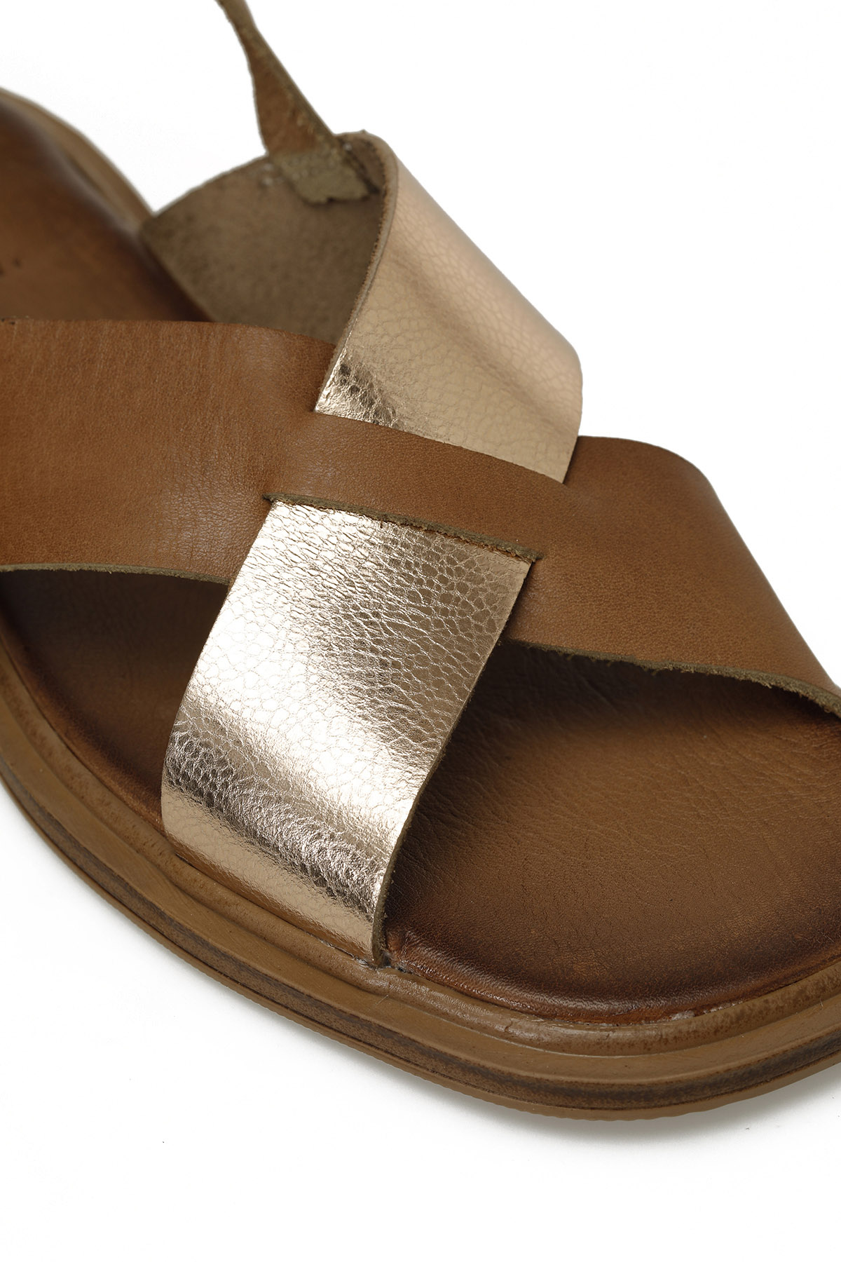 INCI ALIA 5FX Taba Kadın Düz Sandalet - Görsel 8