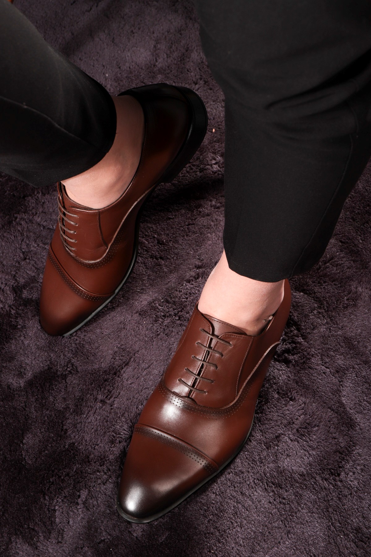 Serious Hakiki Deri Erkek Klasik Ayakkabı, Oxford Klasik Ayakkabı - Görsel 6