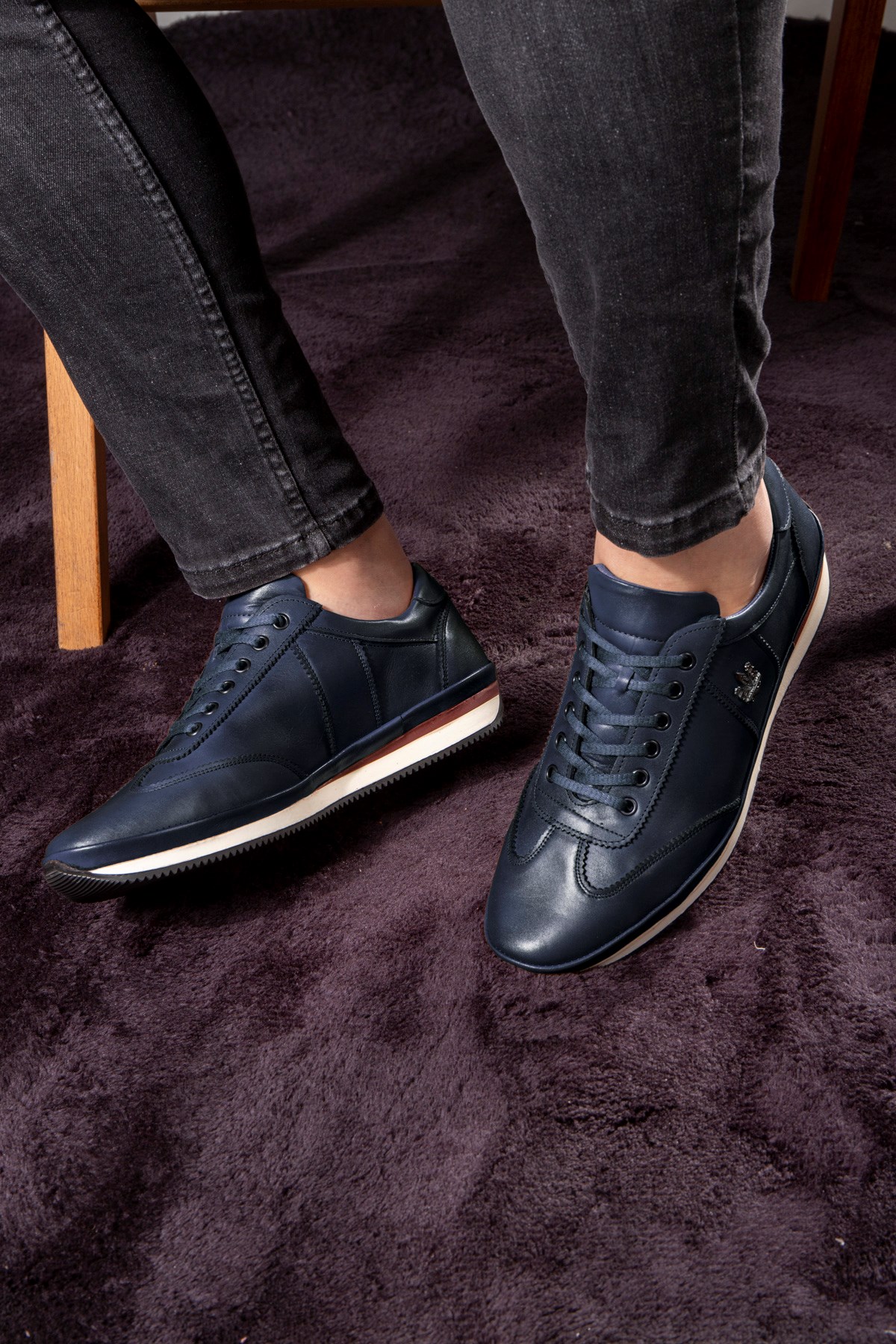 Royale Hakiki Deri Erkek Günlük Ayakkabı, Casual Ayakkabı, %100 Deri Ayakkabı - Görsel 5