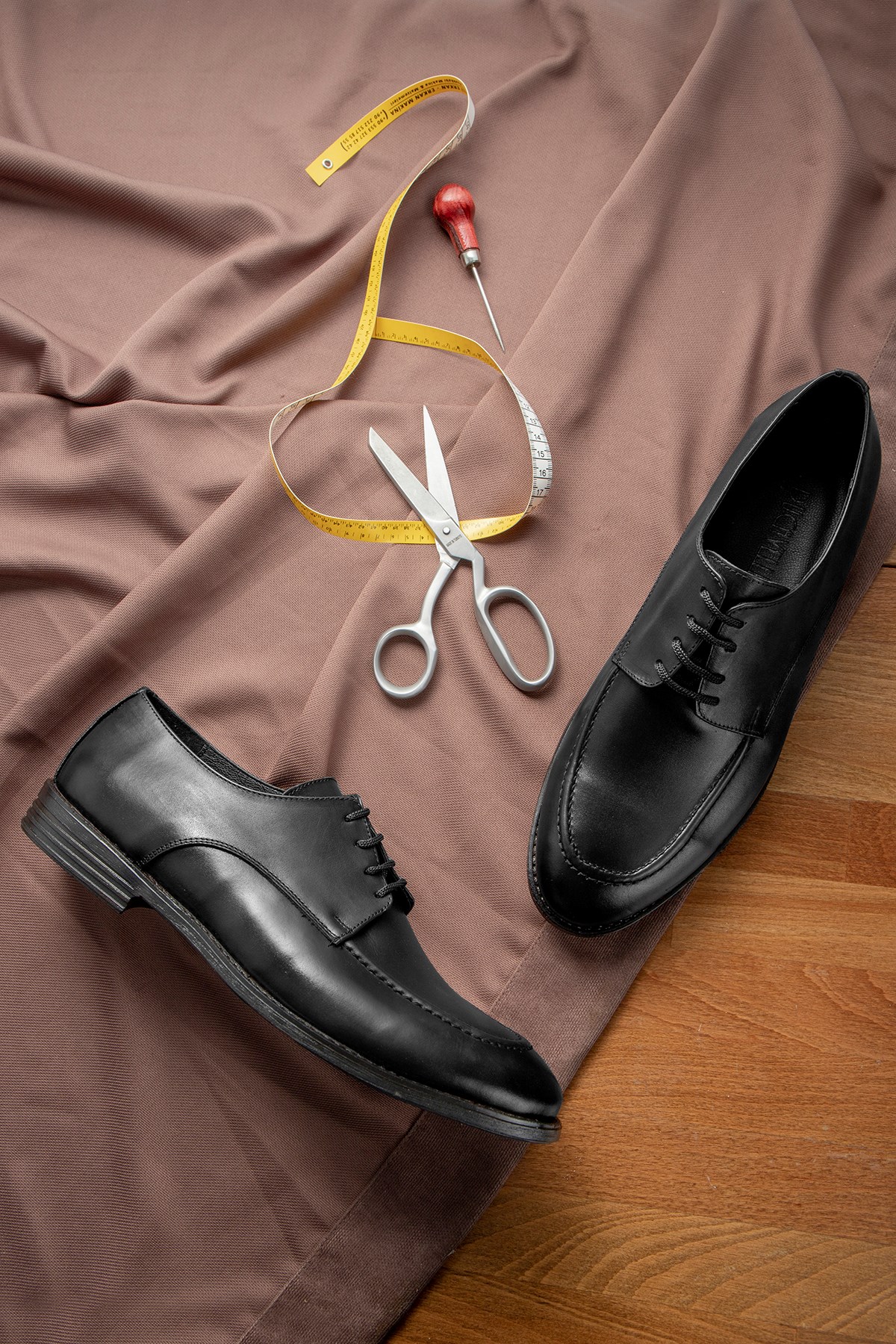 Tira Hakiki Deri Erkek Klasik Ayakkabı, Derby Klasik Ayakkabı, Bağcıklı Klasik Ayakkabı - Görsel 5