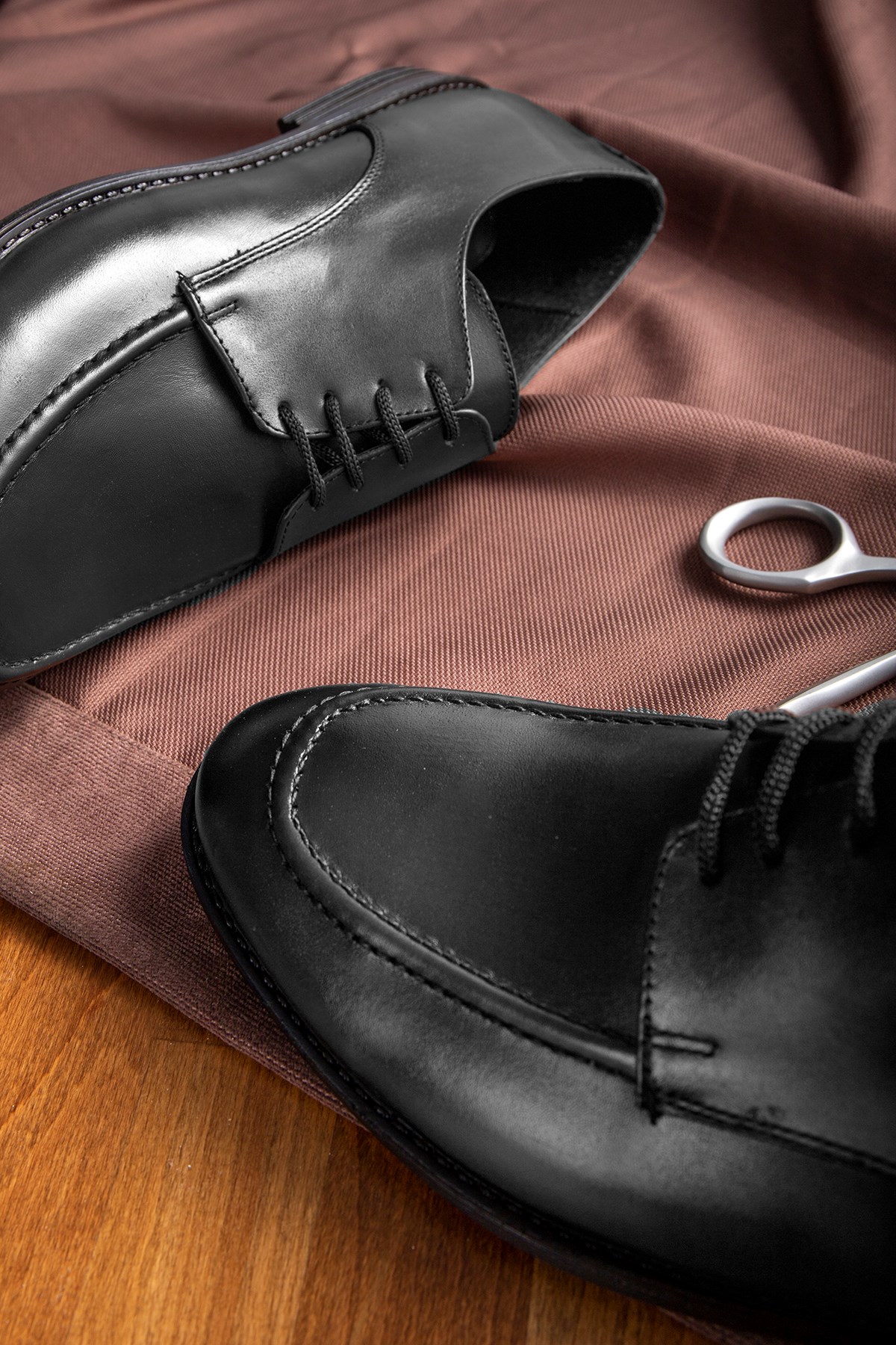 Tira Hakiki Deri Erkek Klasik Ayakkabı, Derby Klasik Ayakkabı, Bağcıklı Klasik Ayakkabı - Görsel 6