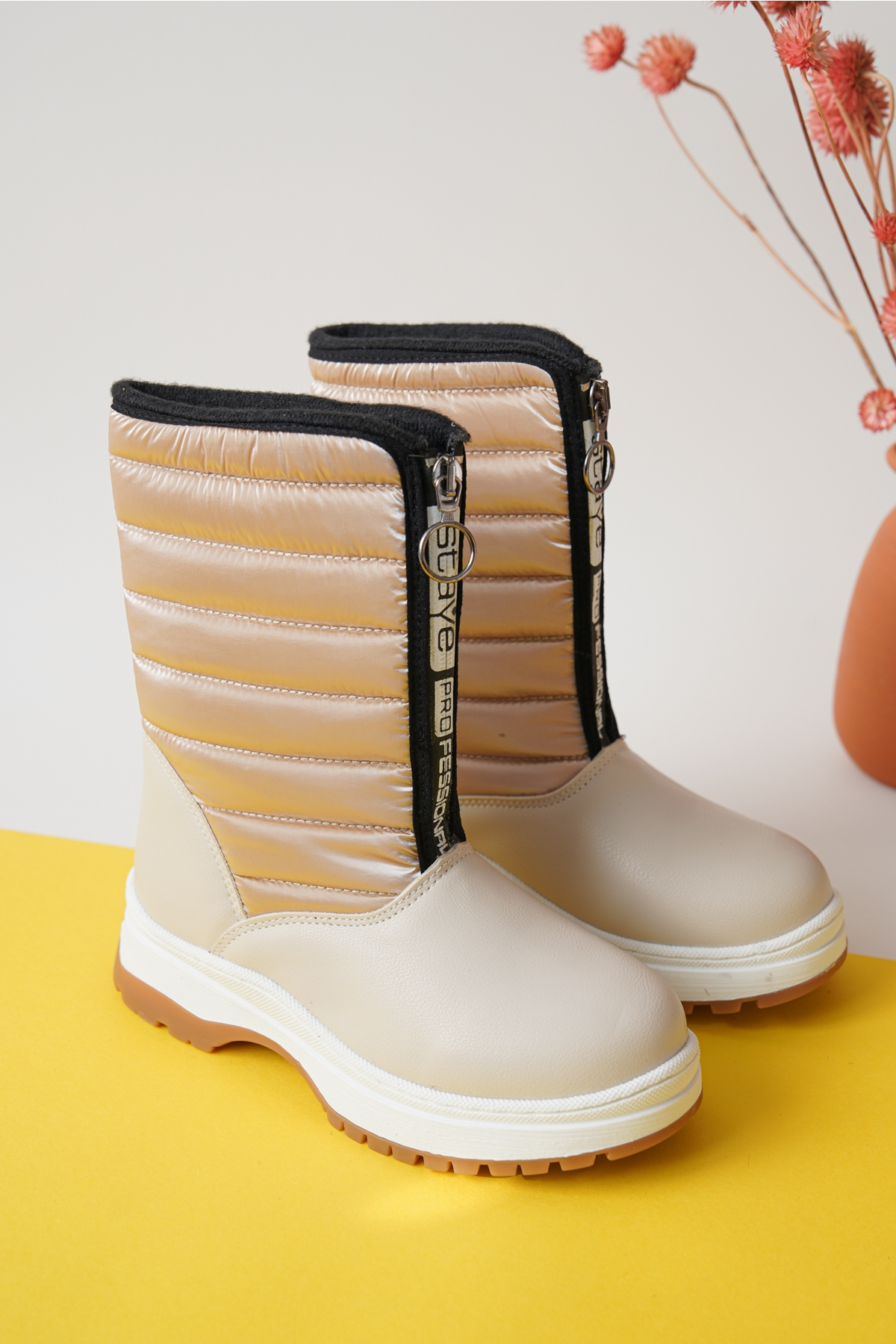 Garantili D078 Günlük Ortopedik Kız Çocuk Soğuk Geçirmez Bot - Görsel 4