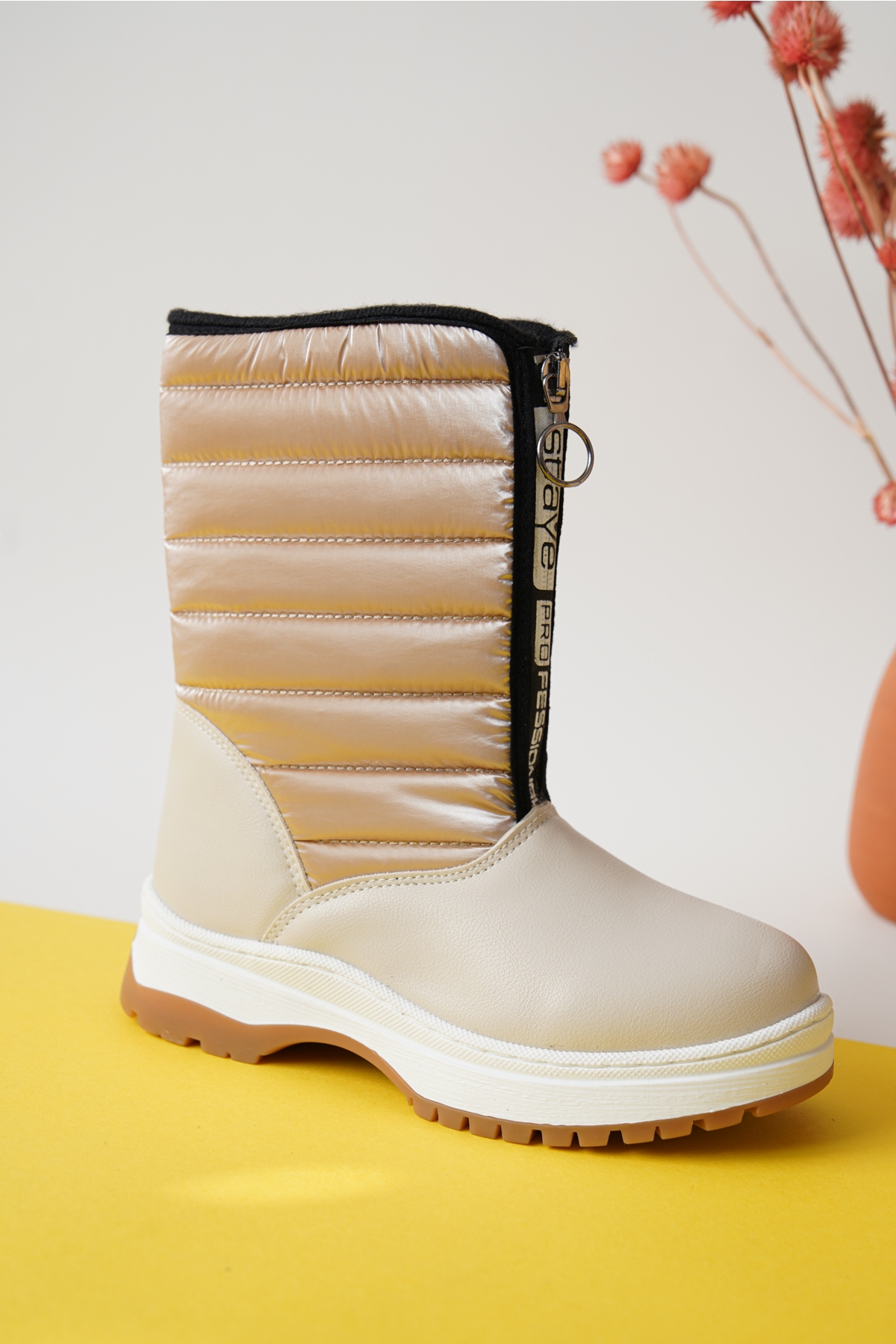 Garantili D078 Günlük Ortopedik Kız Çocuk Soğuk Geçirmez Bot - Görsel 5