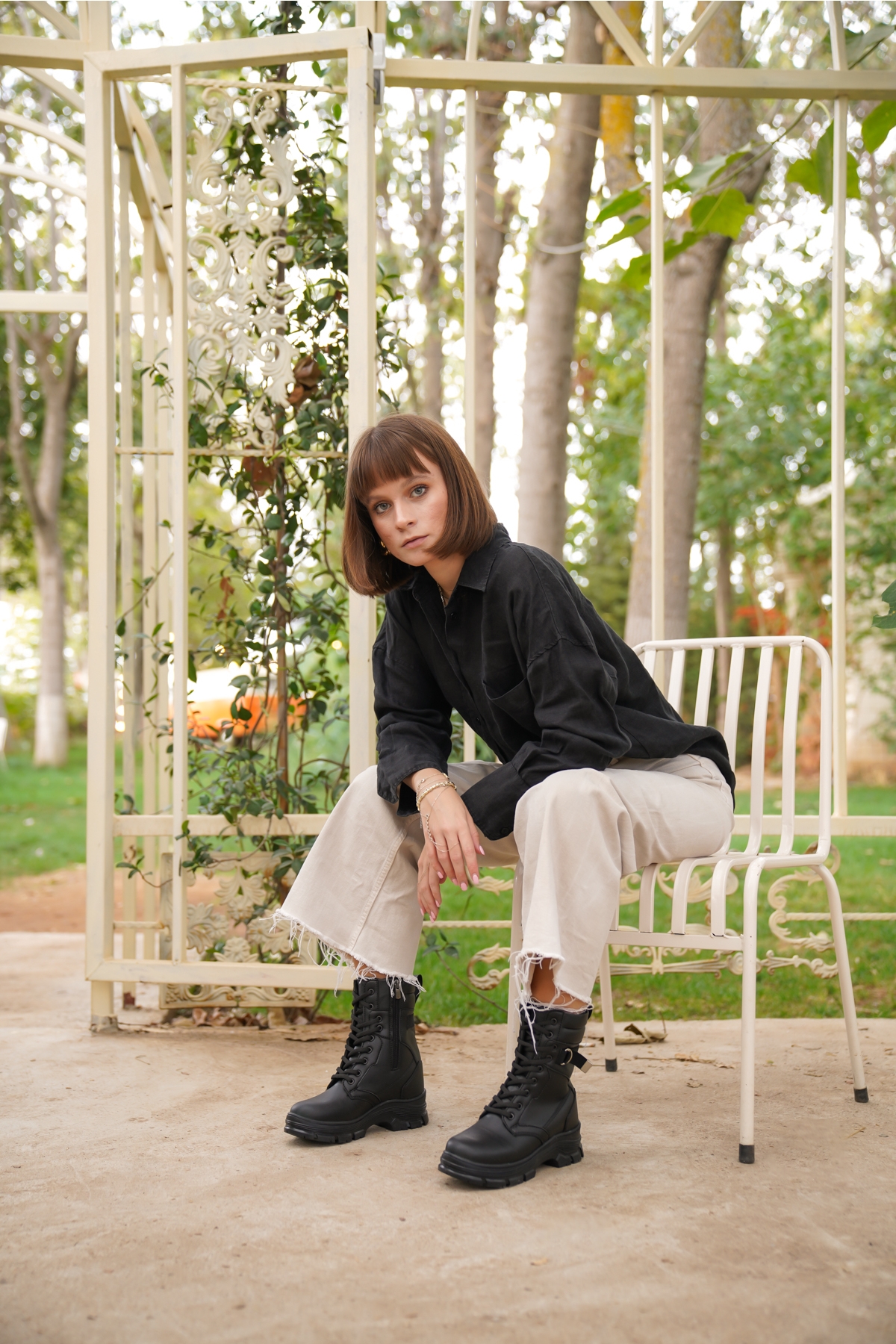 Garantili D529 Soğuk Geçirmez Kadın Günlük Ortopedik Kışlık Bot - Görsel 5