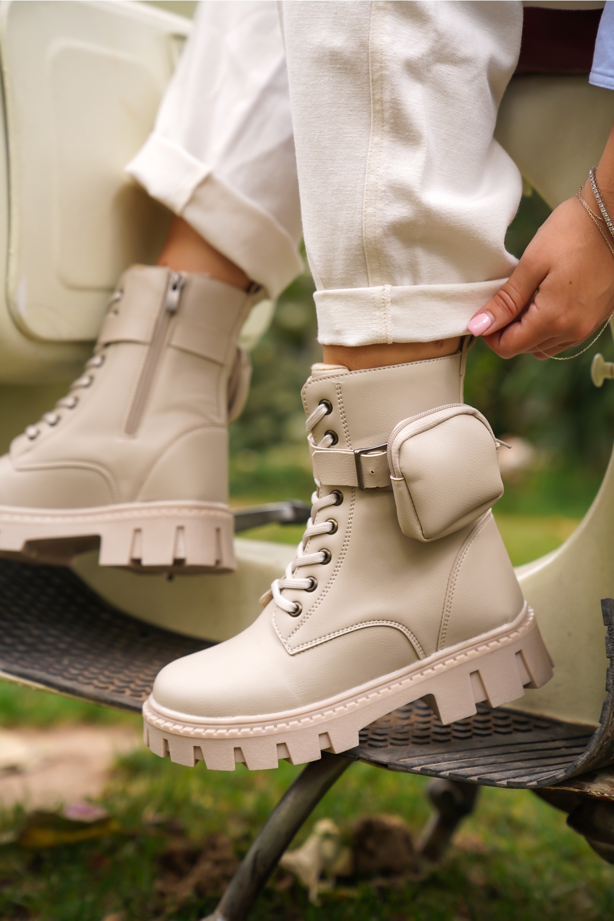 Garantili Alyona Soğuk Geçirmez Kadın Günlük Ortopedik Kışlık Bot - Görsel 6