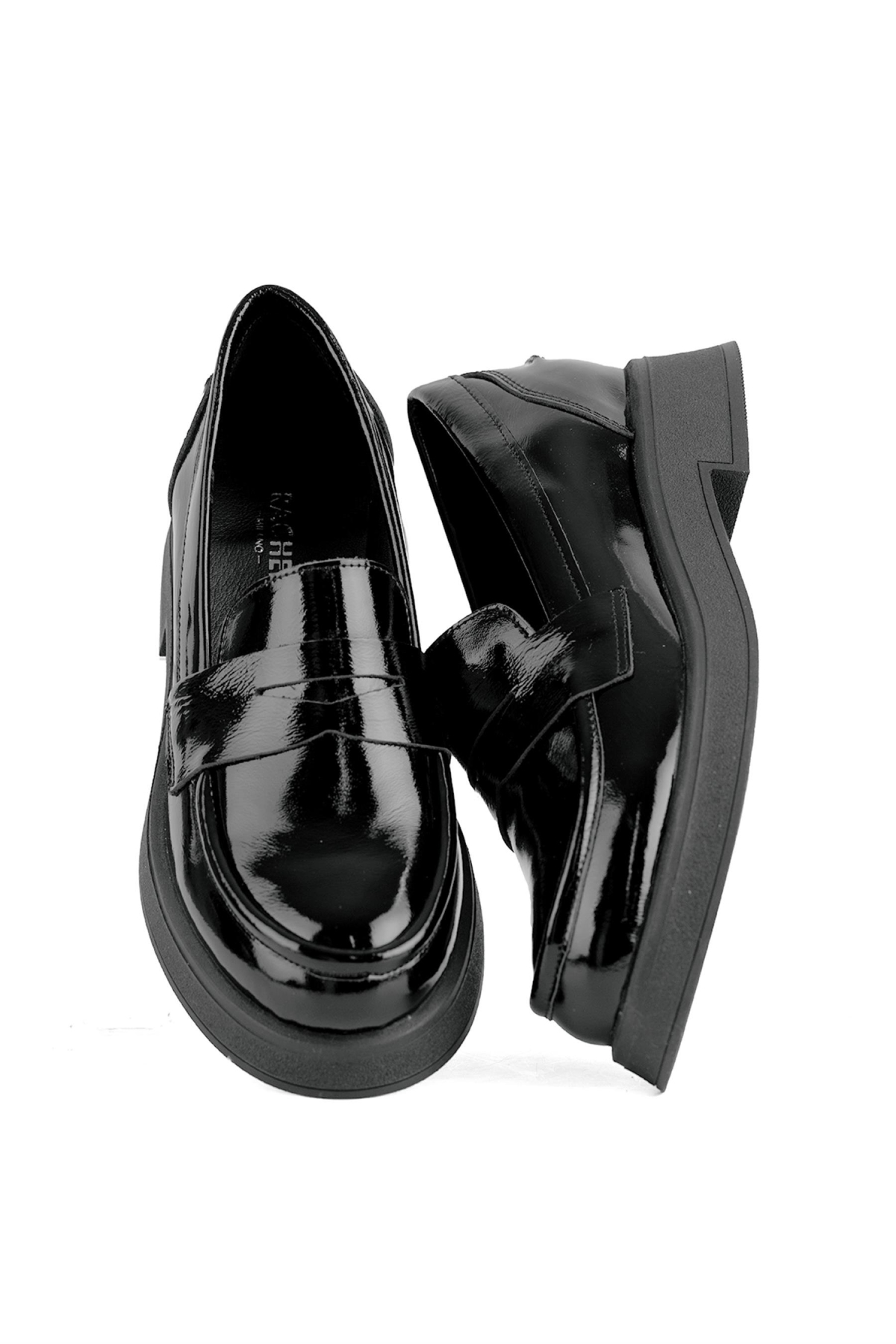 Elit RCHR33114 Kadın Hakiki Deri Casual Ayakkabı Siyah - Görsel 6