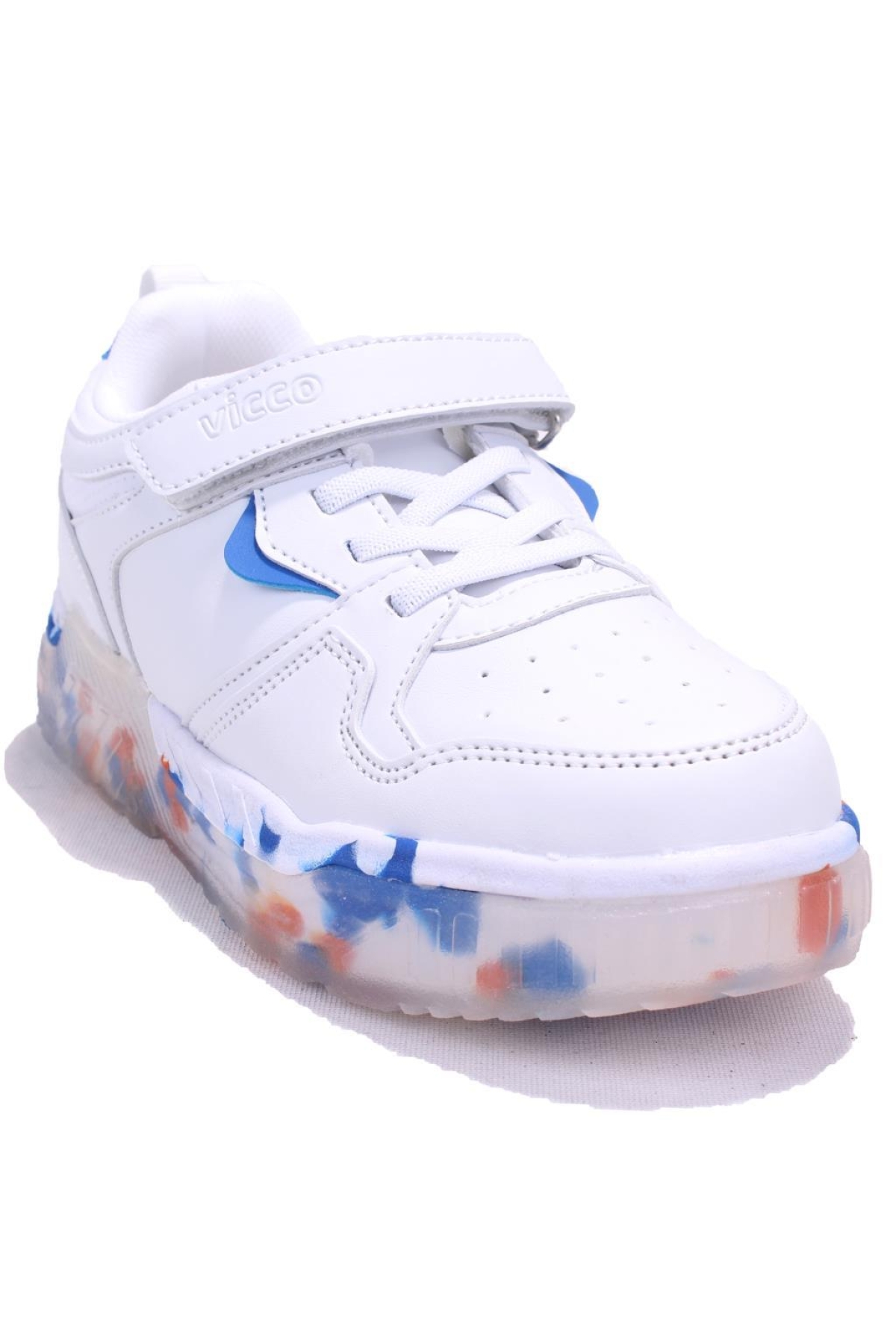 Monaco 346F24K304 Beyaz Mavi Ortopedik Günlük Erkek Çocuk Spor Ayakkabı - Görsel 3