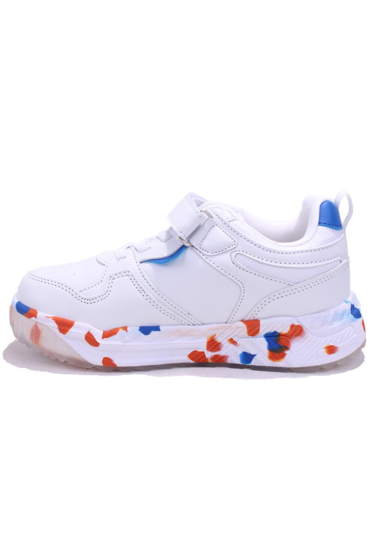Monaco 346F24K304 Beyaz Mavi Ortopedik Günlük Erkek Çocuk Spor Ayakkabı - Görsel 4