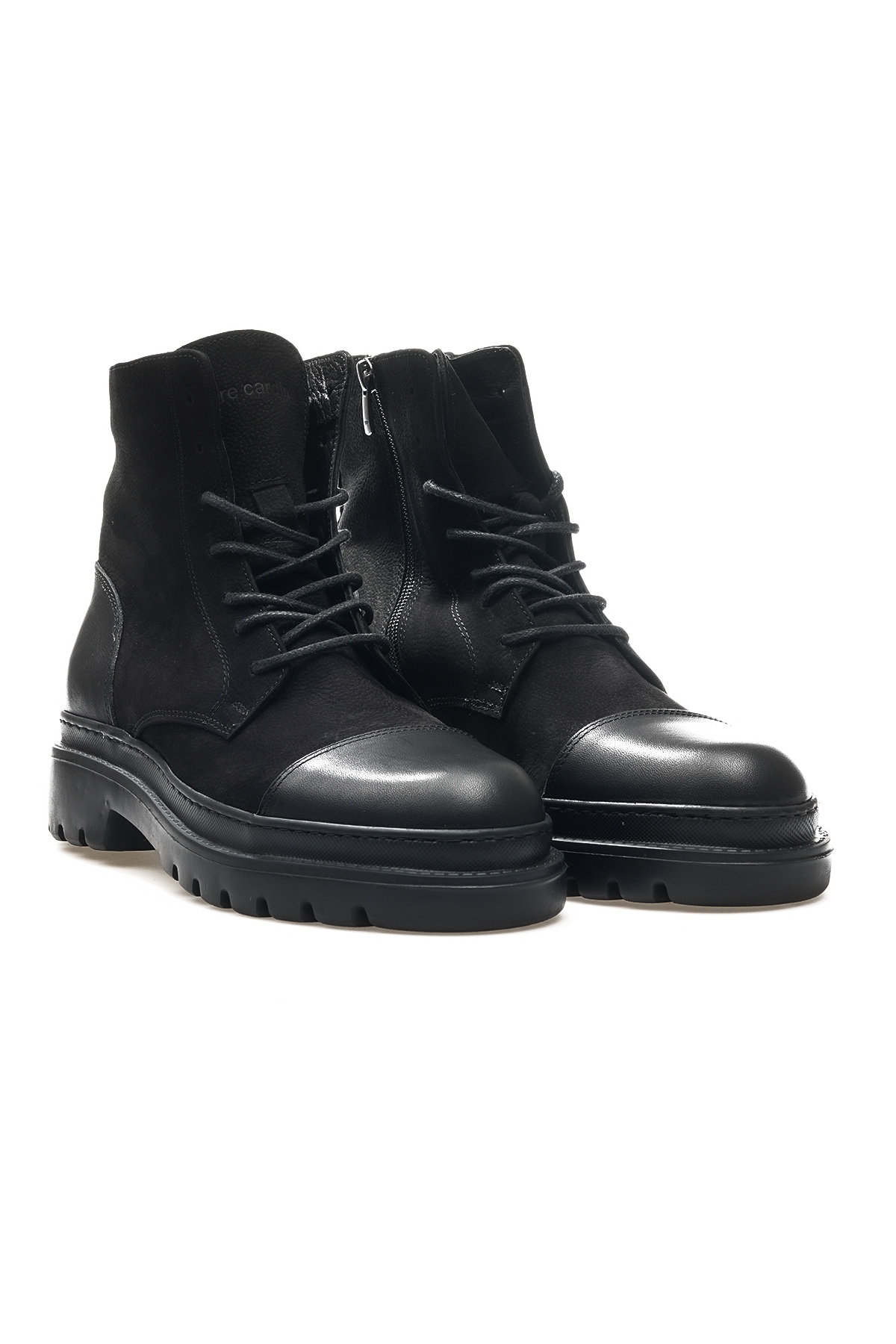 Erkek Hakiki Deri Casual Günlük Bot (40-44) 24k 77810 M Siyah Nubuk - Görsel 6