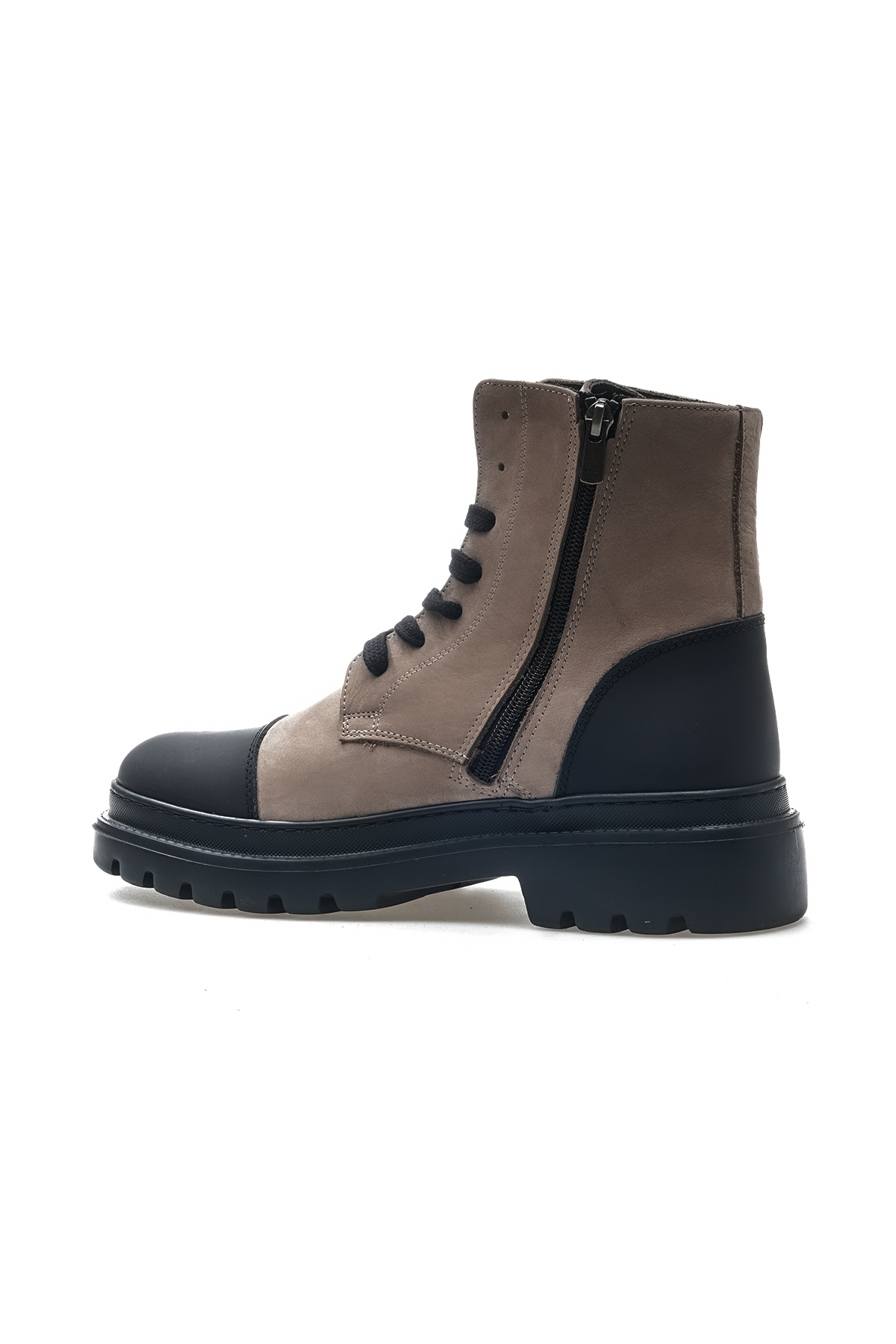 Erkek Hakiki Deri Casual Günlük Bot (40-44) 24k 77810 M Kum Nubuk - Görsel 4