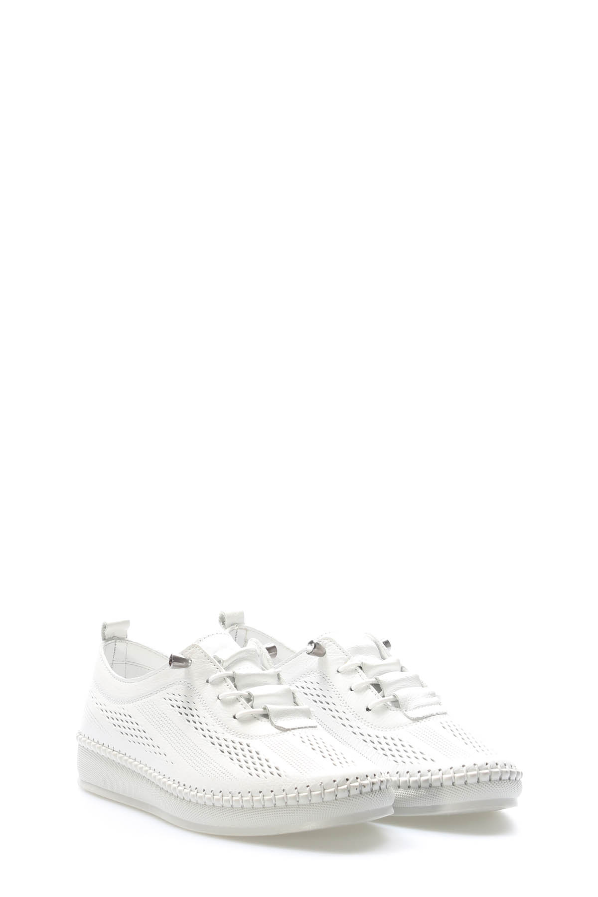 Hakiki Deri Kadın Casual Ayakkabı 164ZA2026 - Görsel 5