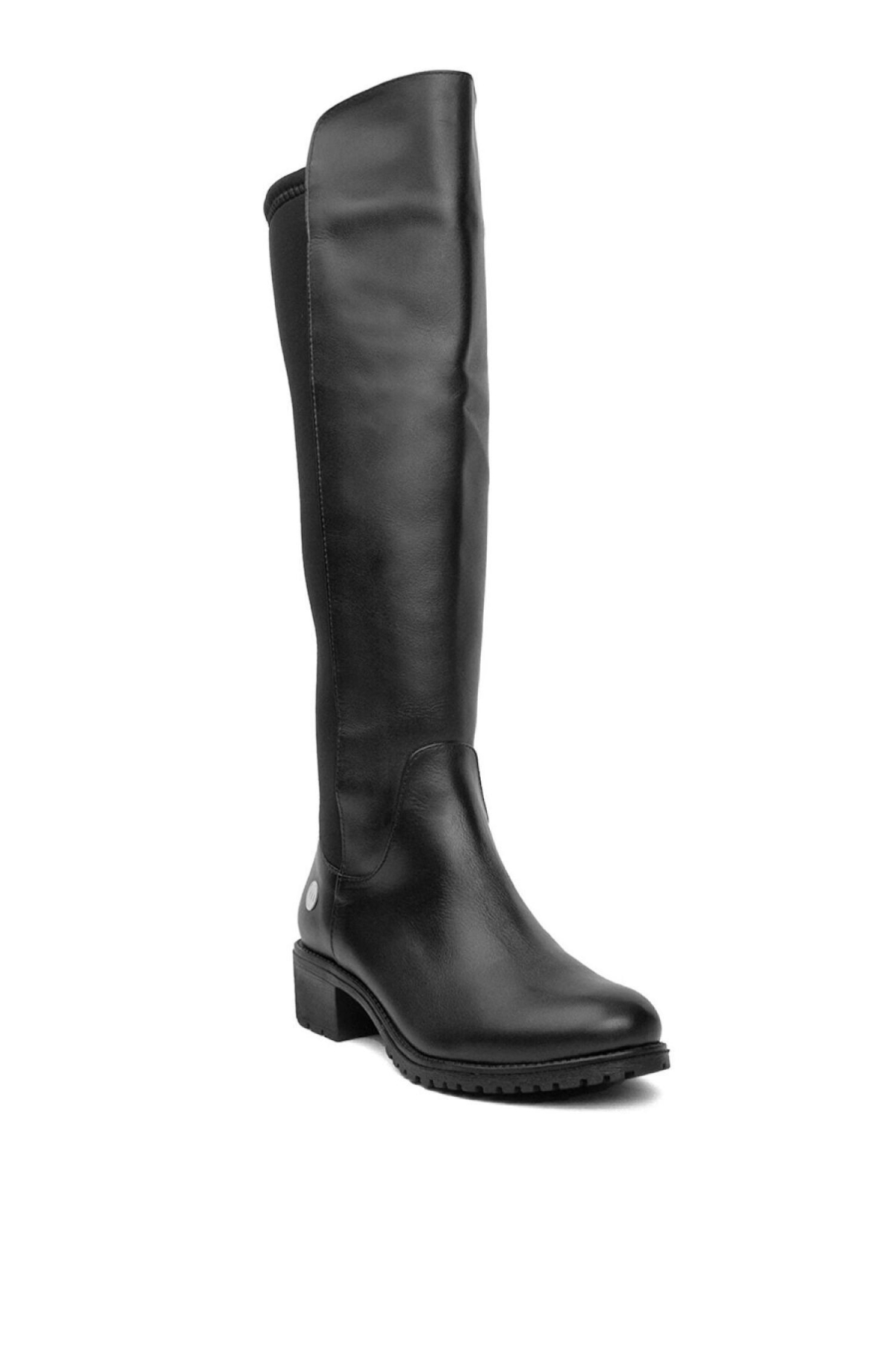 Mammamia Mammamia Siyah D24Kc-2100 Kadın Deri Çizme Bot | Flo Siyah - 3. görsel