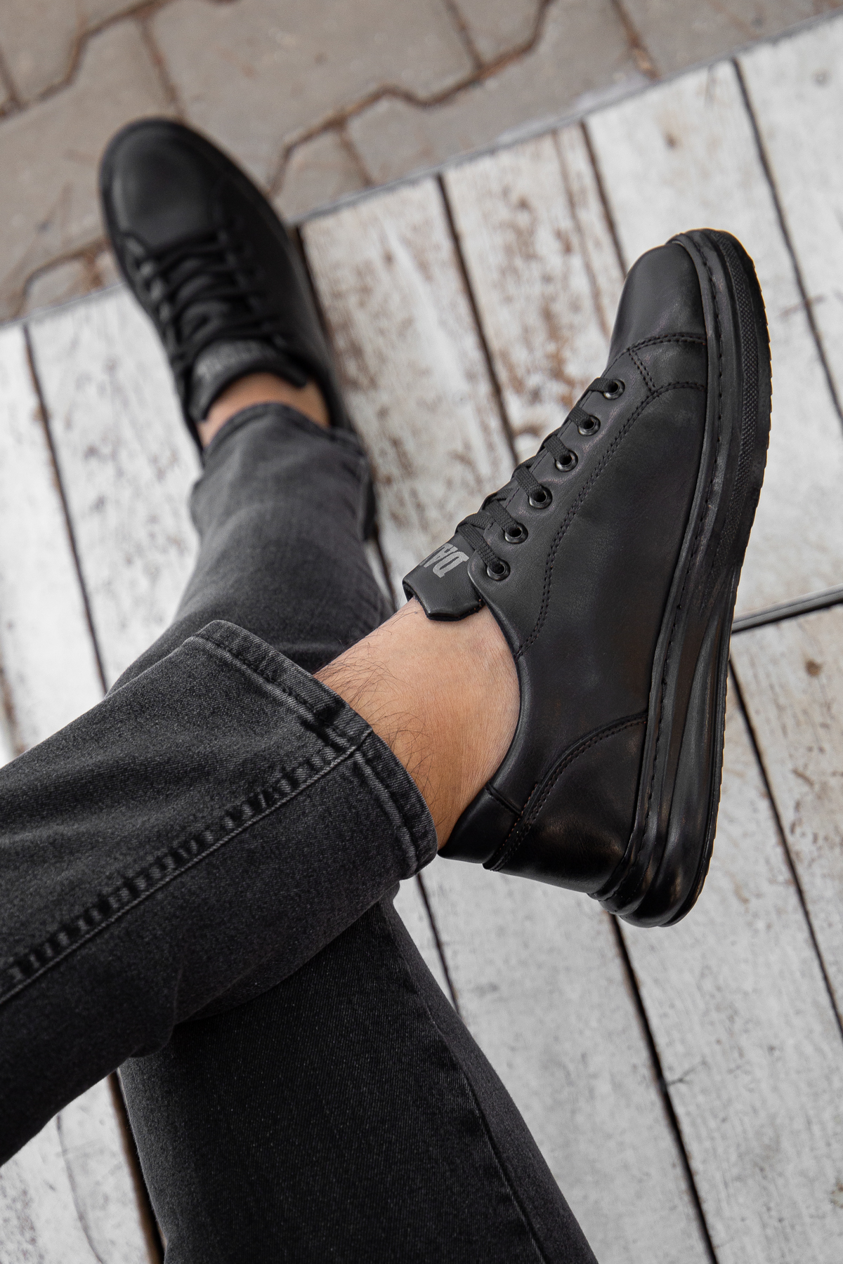 D0845 Günlük Ortopedik Erkek Klasik Garantili Ayakkabı - Görsel 2