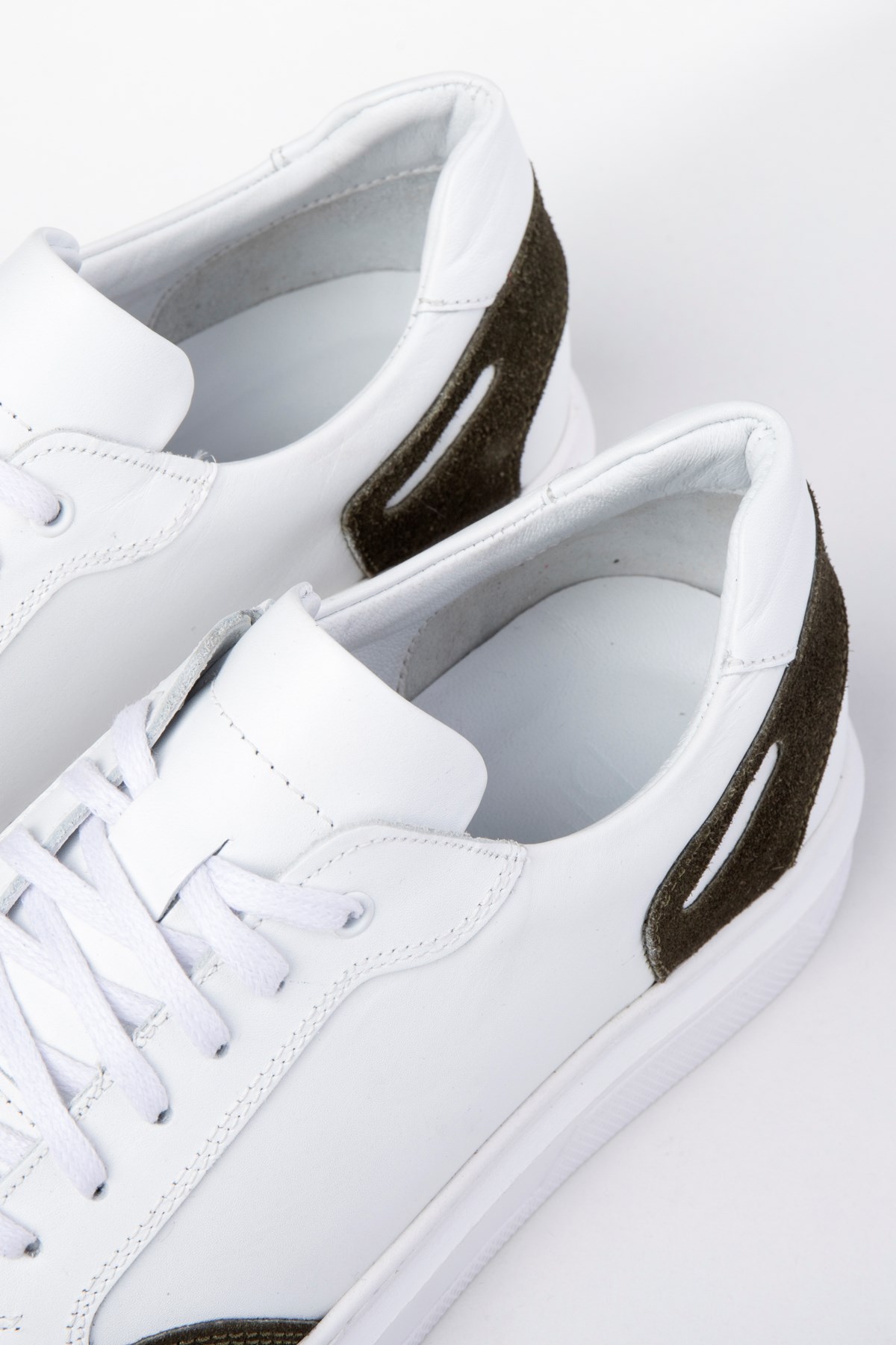 Tarona Erkek Hakiki Deri Sneaker, Bağcıklı Sneaker, Hakiki Deri Sneaker, Erkek Sneaker - Görsel 4