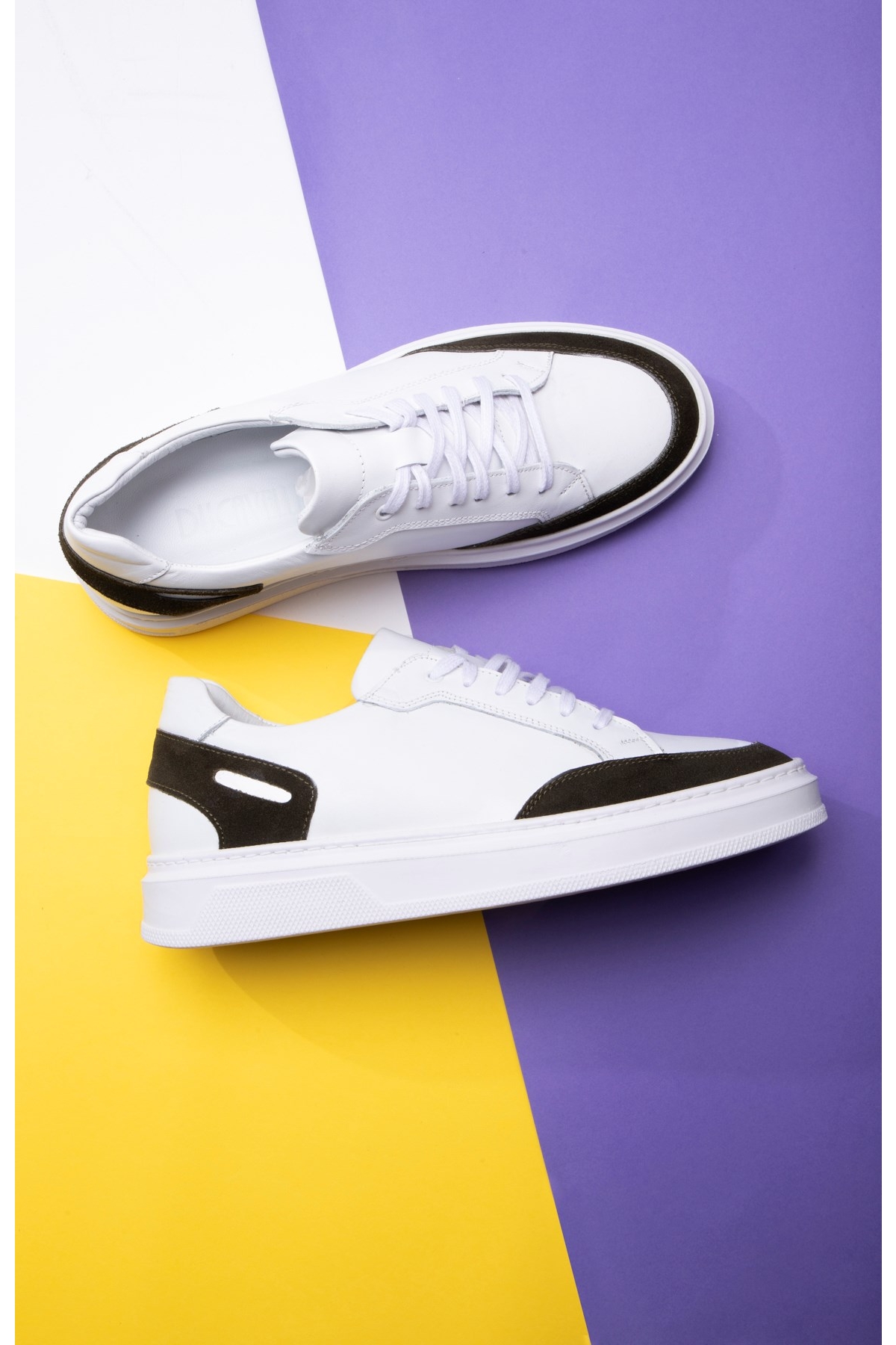 Tarona Erkek Hakiki Deri Sneaker, Bağcıklı Sneaker, Hakiki Deri Sneaker, Erkek Sneaker - Görsel 5