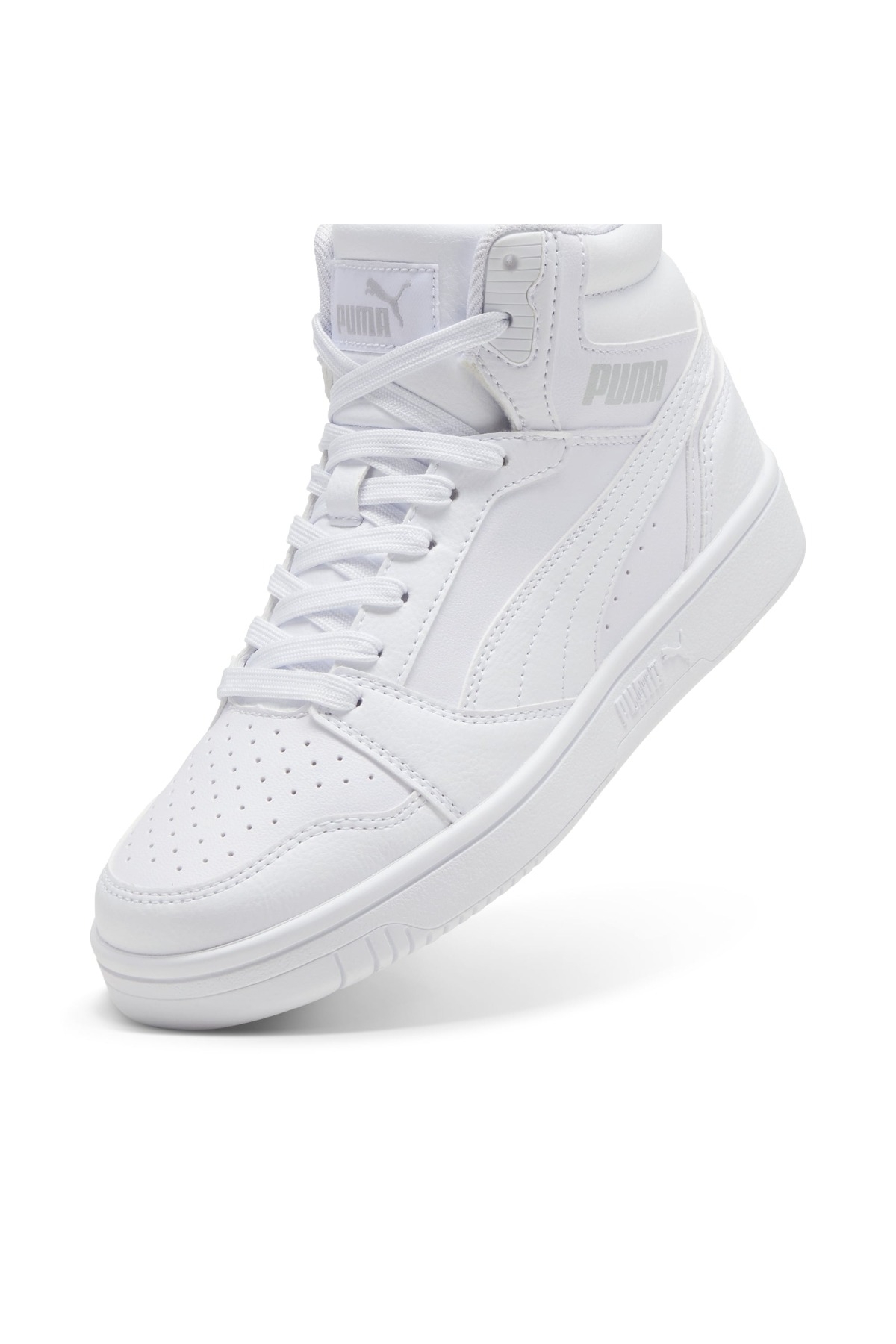 Puma Puma Rebound V6 Mid Jr Unisex Beyaz Sneaker | Flo Beyaz - 5. görsel