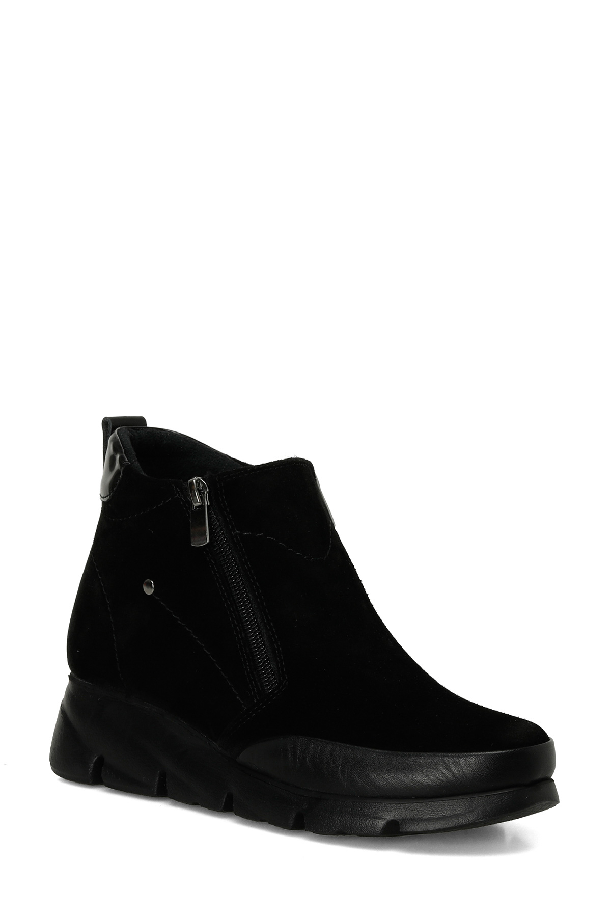 Polaris 5 Nokta 105333.NZ4PR Siyah Kadın Dolgu Topuk Bot - Görsel 3