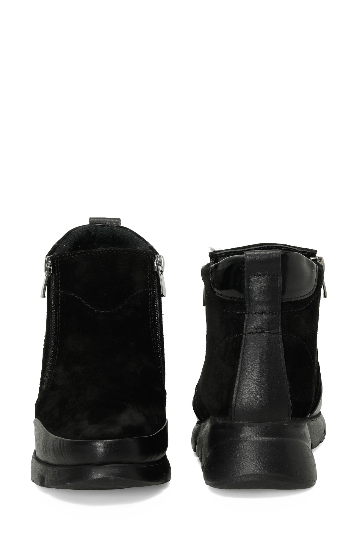 Polaris 5 Nokta 105333.NZ4PR Siyah Kadın Dolgu Topuk Bot - Görsel 6