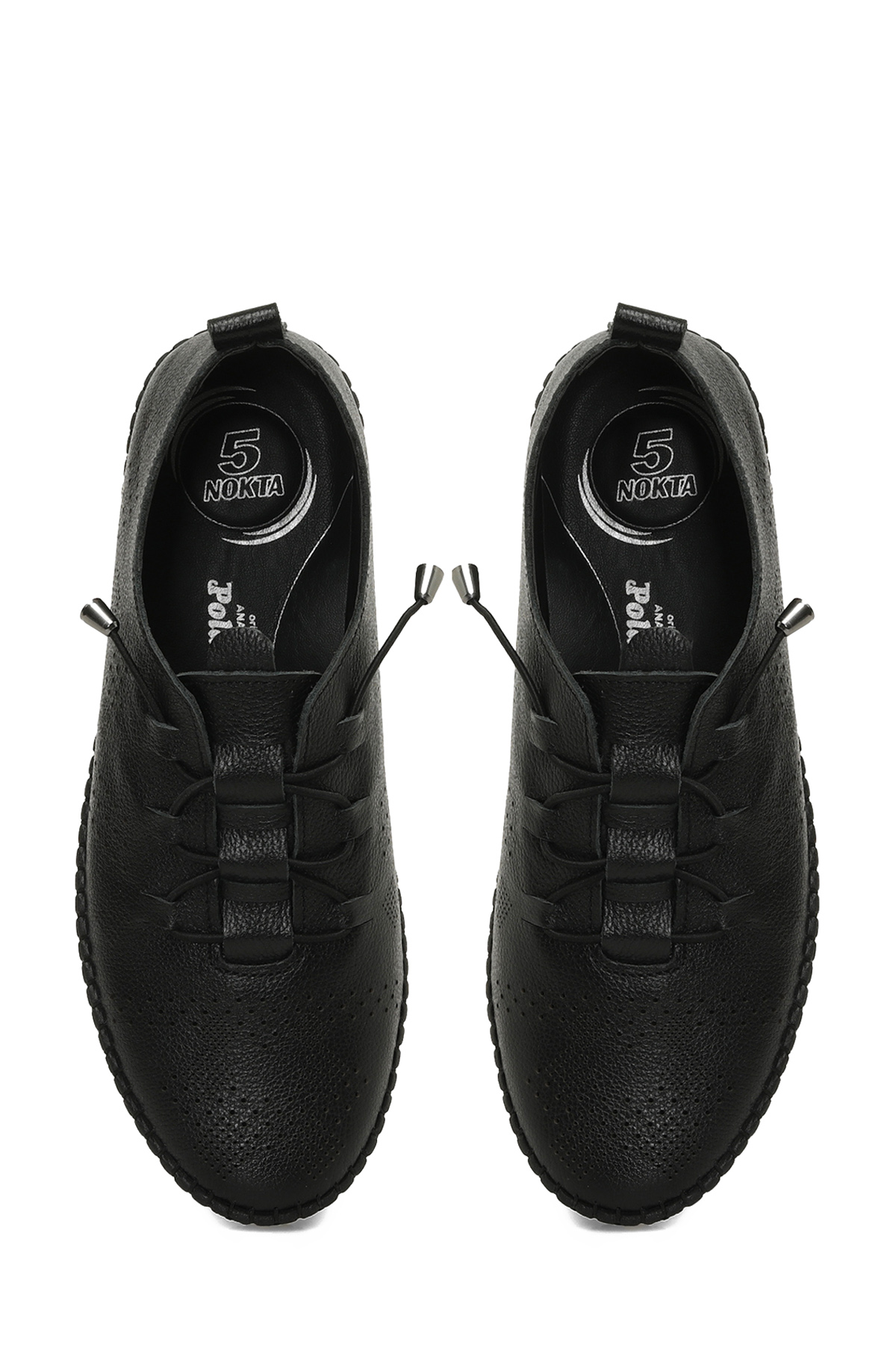 Polaris 5 Nokta 103021.Z5FX Siyah Kadın Düz Ayakkabı - Görsel 5