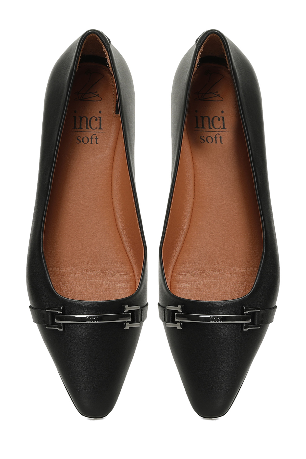 INCI ELVA 5FX Siyah Kadın Babet - Görsel 5