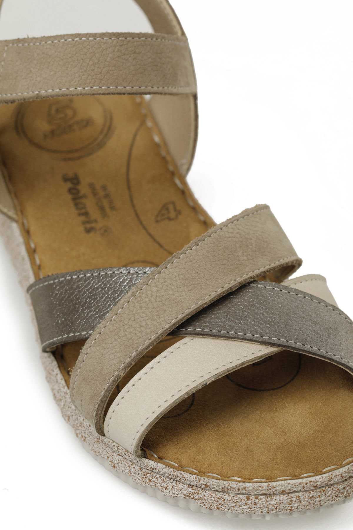 105502.Z5FX Bej Kadın Comfort Sandalet Fiyatları | Flo