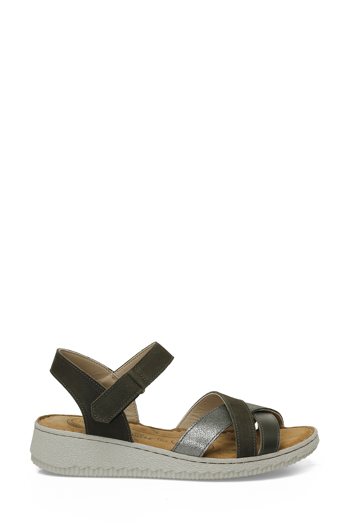 105502.Z5FX Haki Kadın Comfort Sandalet - Görsel 2