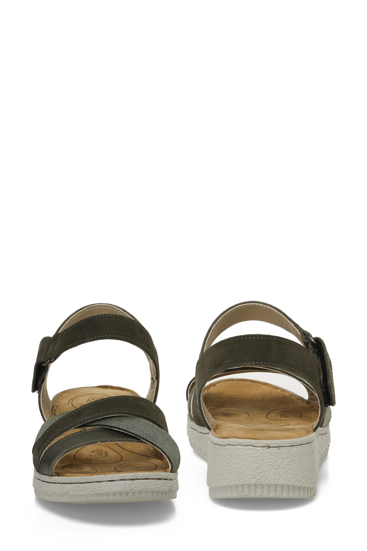 105502.Z5FX Haki Kadın Comfort Sandalet - Görsel 6