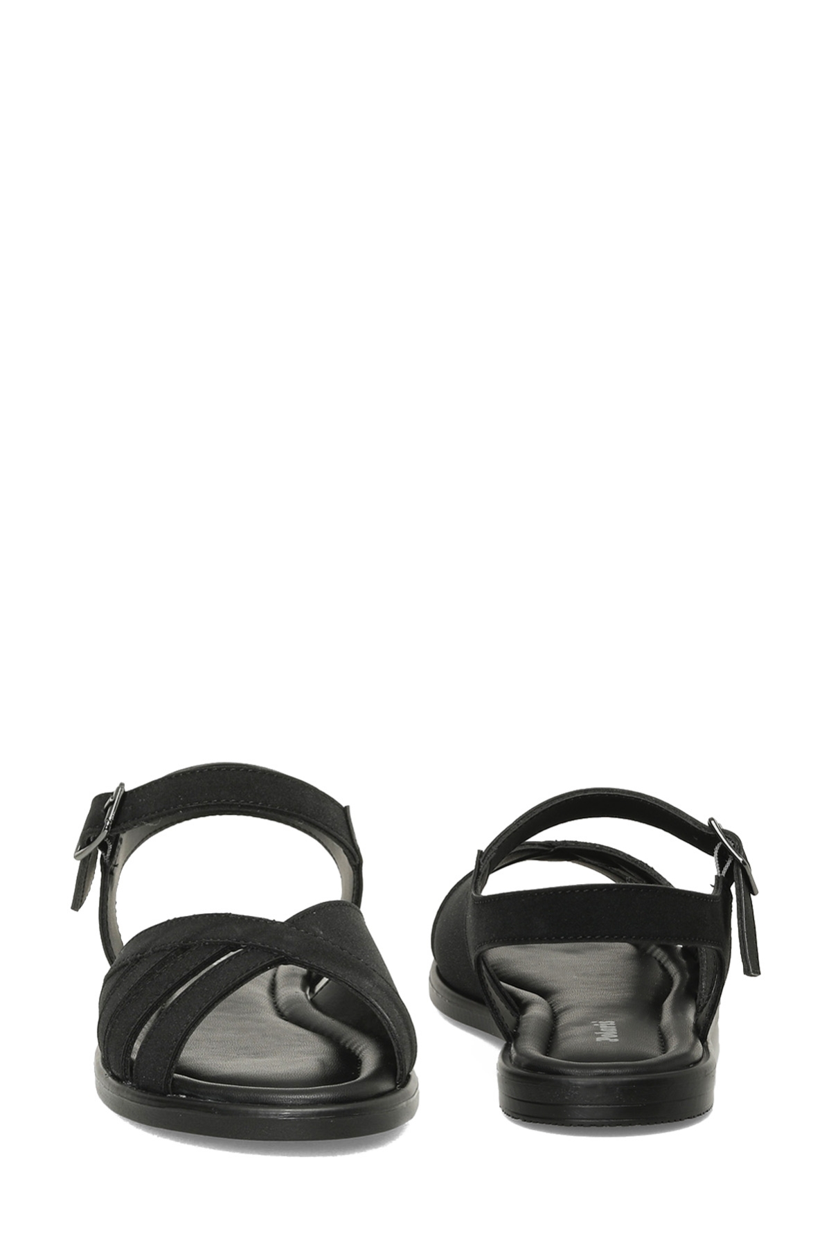 325052.Z 5FX Siyah Kadın Düz Sandalet - Görsel 6